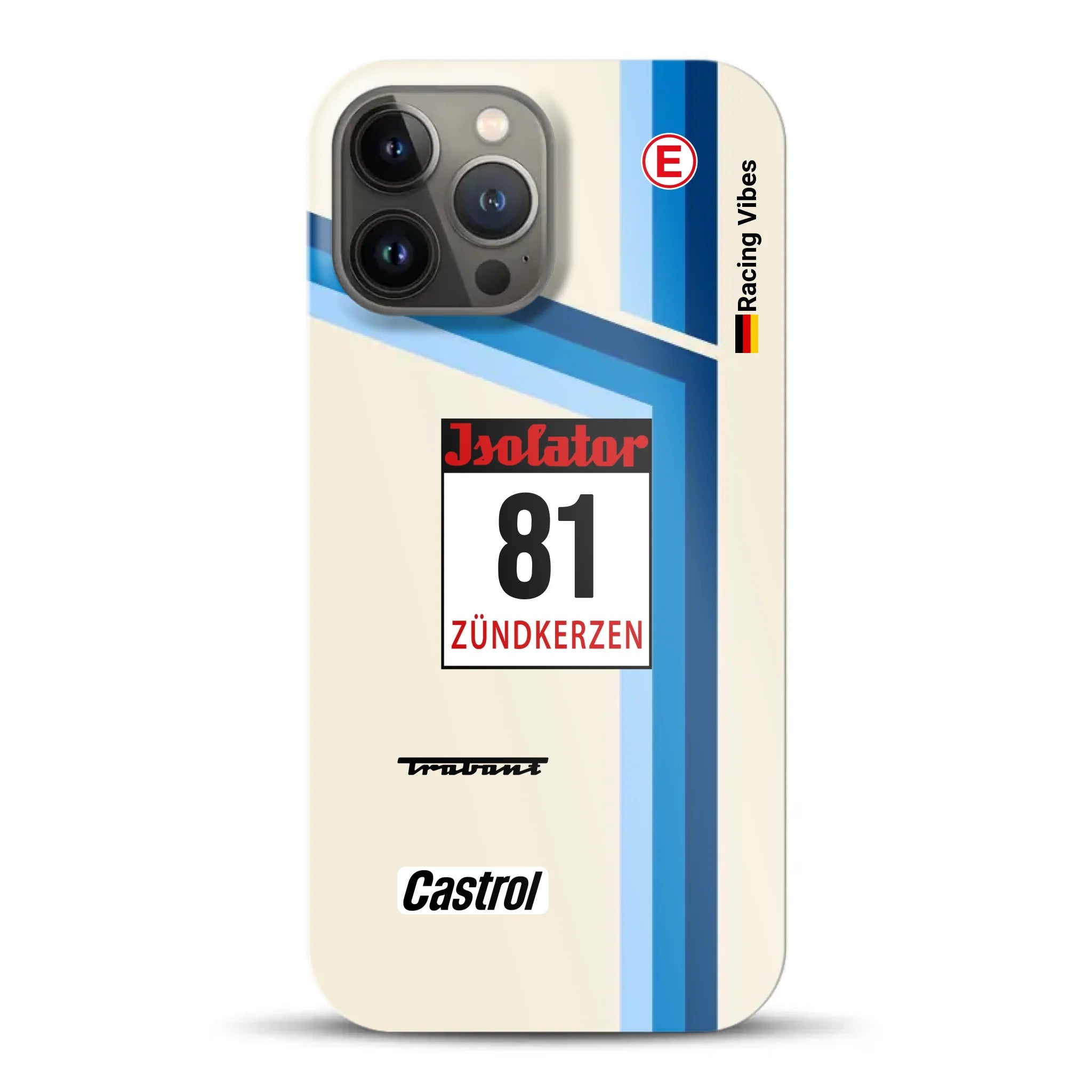 Trabant P800 RS Sachsenring Livery - Custodia rigida per iPhone