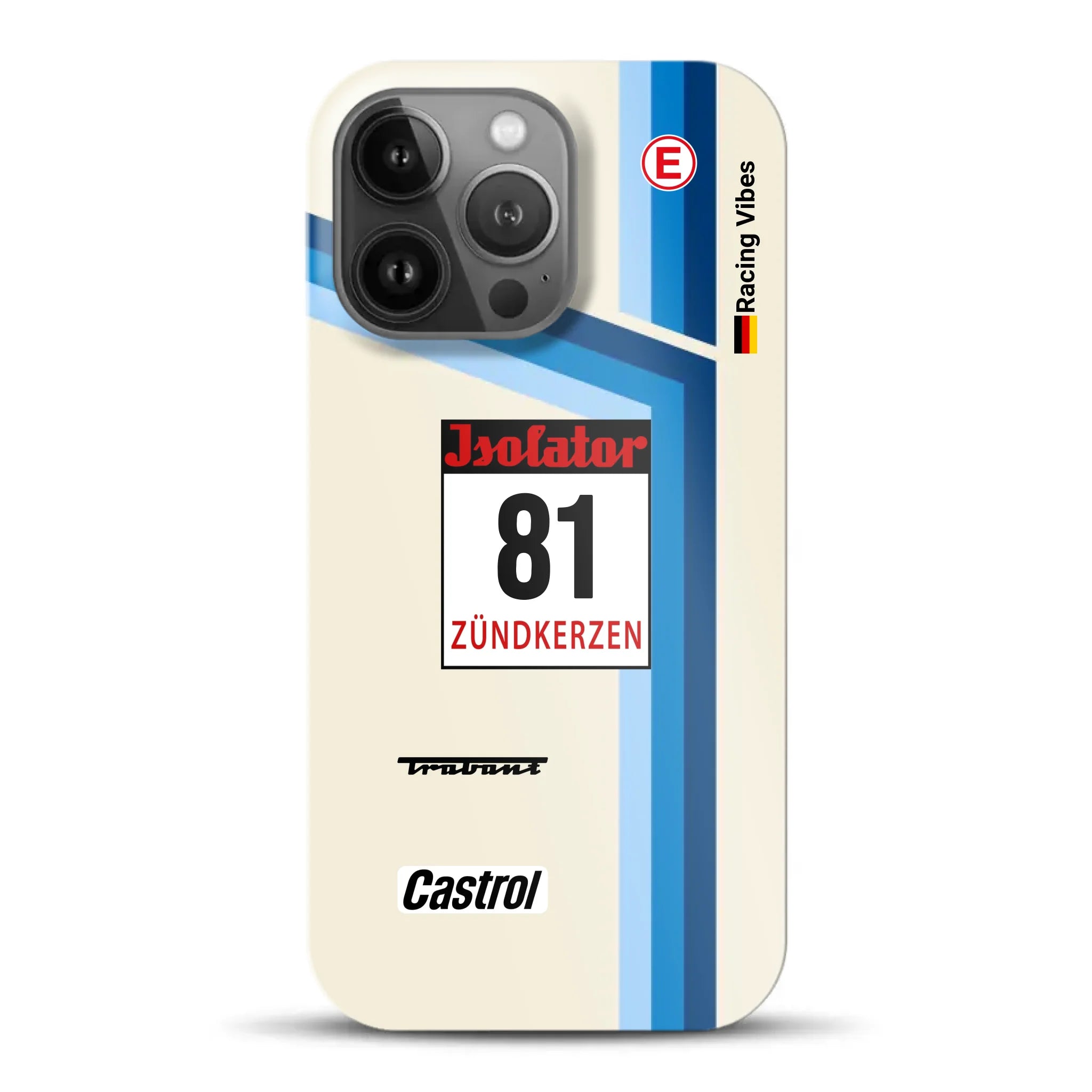 Trabant P800 RS Sachsenring Livery - Custodia rigida per iPhone