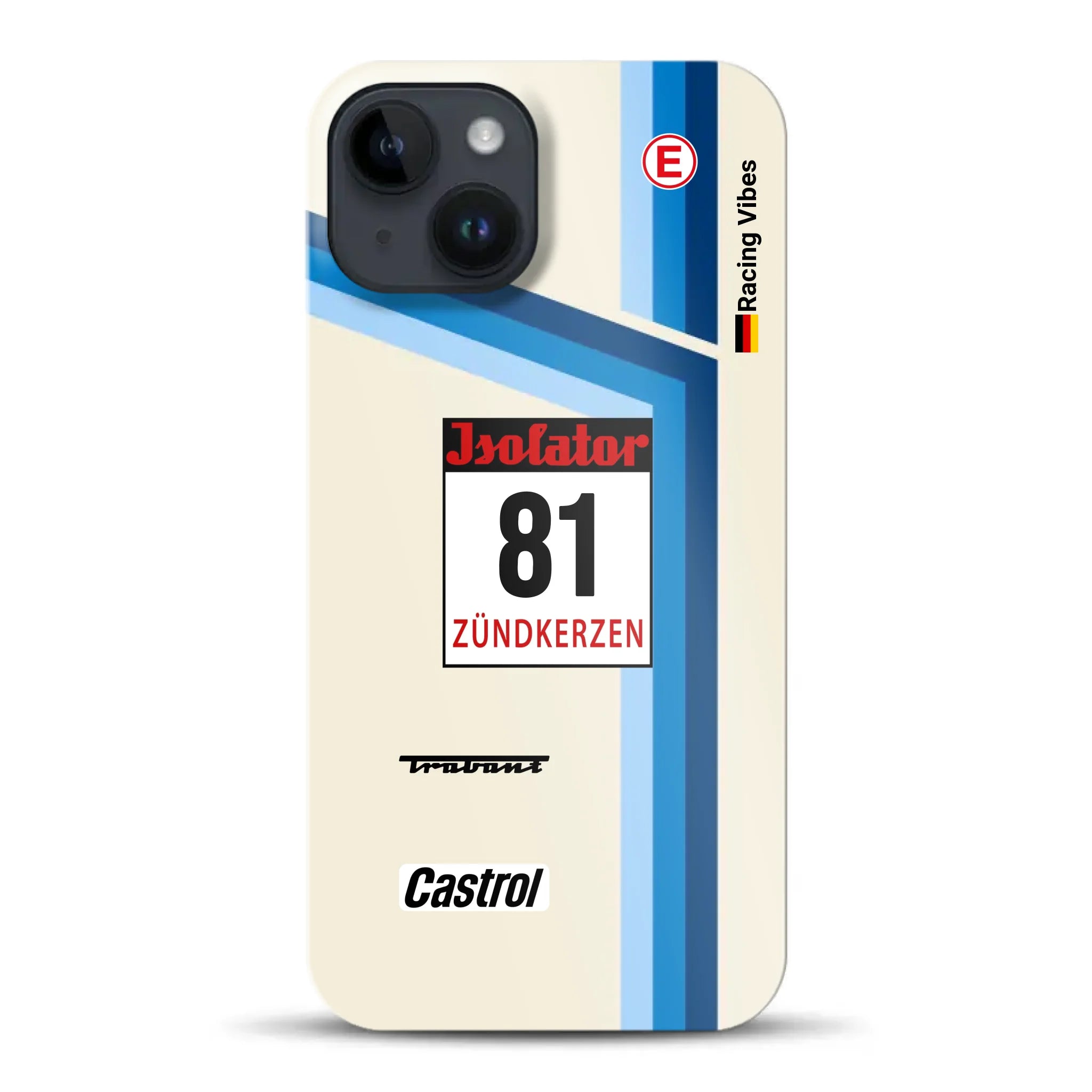 Trabant P800 RS Sachsenring Livery - Custodia rigida per iPhone
