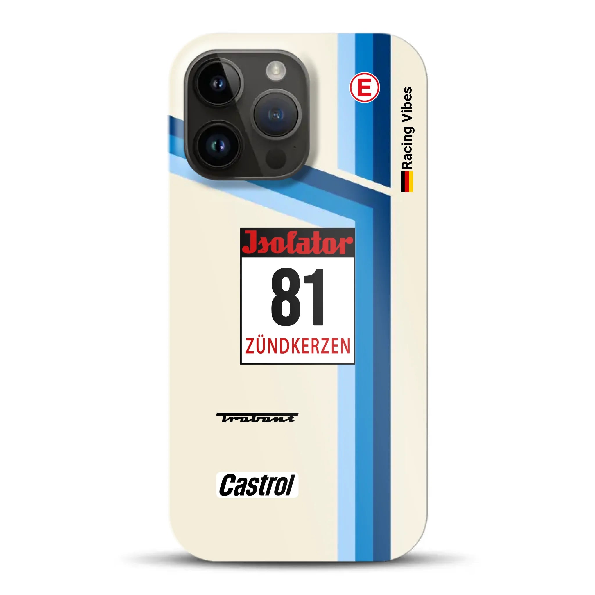 Trabant P800 RS Sachsenring Livery - Custodia rigida per iPhone