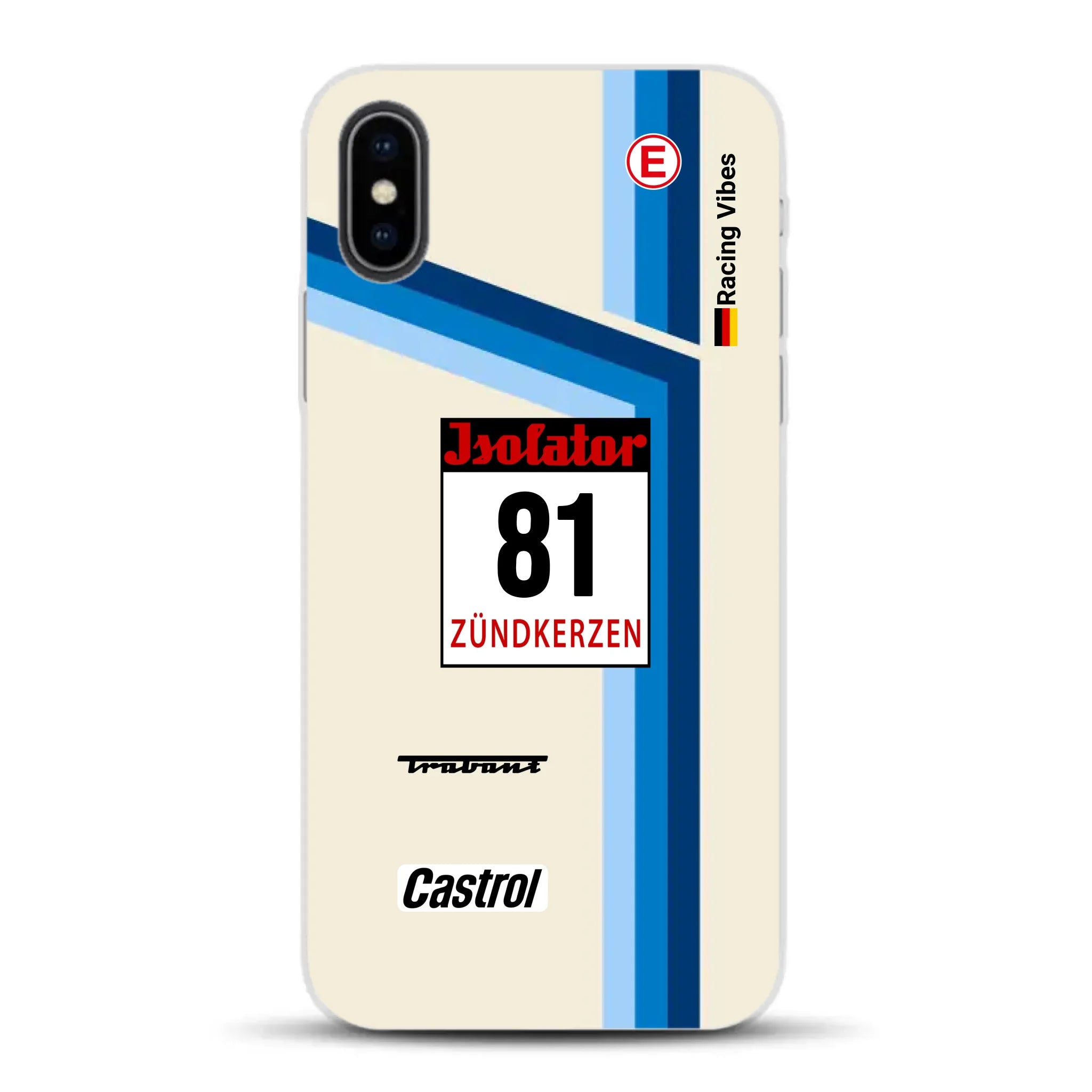 Trabant P800 RS Sachsenring Livery - Custodia per cellulare personalizzata per iPhone