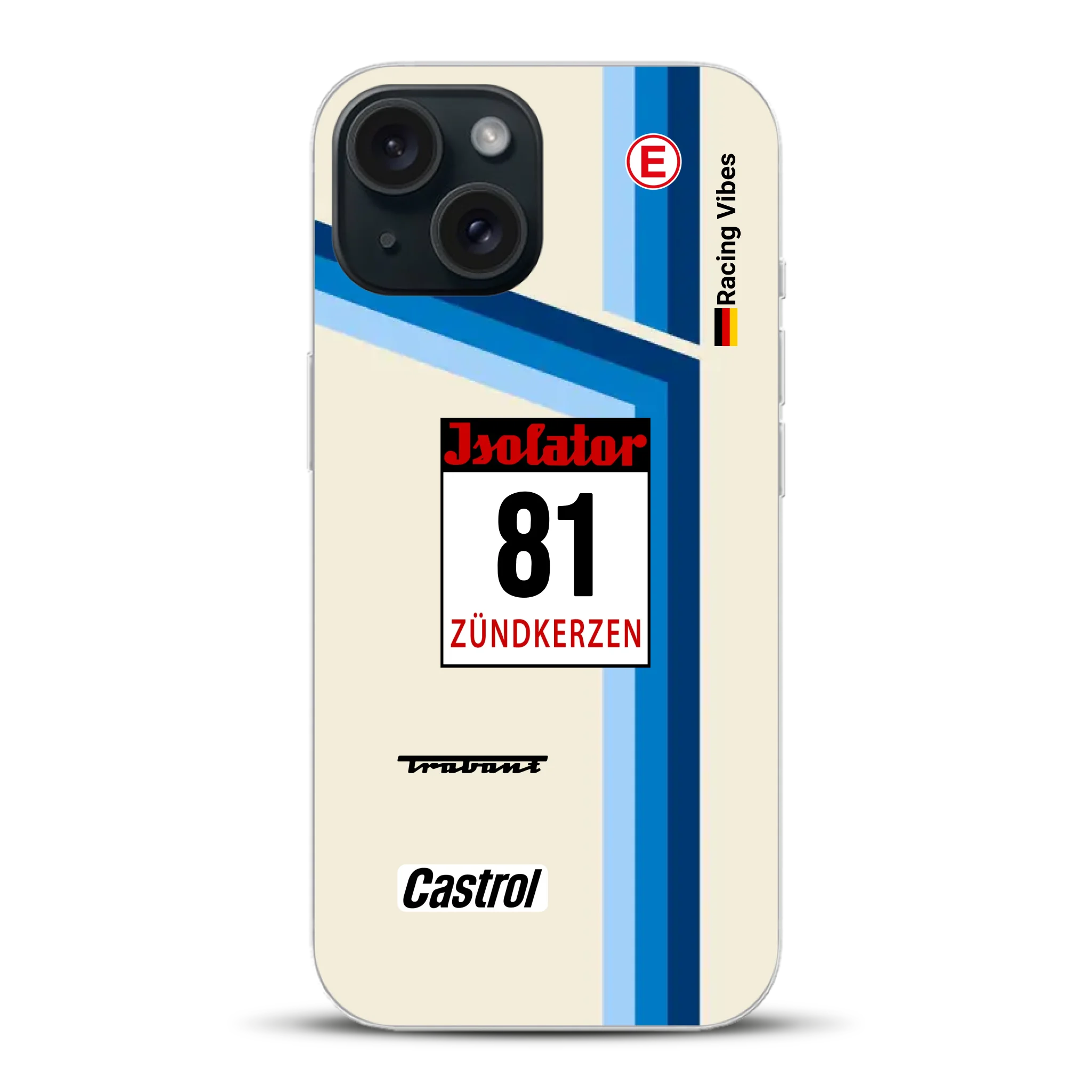 Trabant P800 RS Sachsenring Livery - Custodia per cellulare personalizzata per iPhone