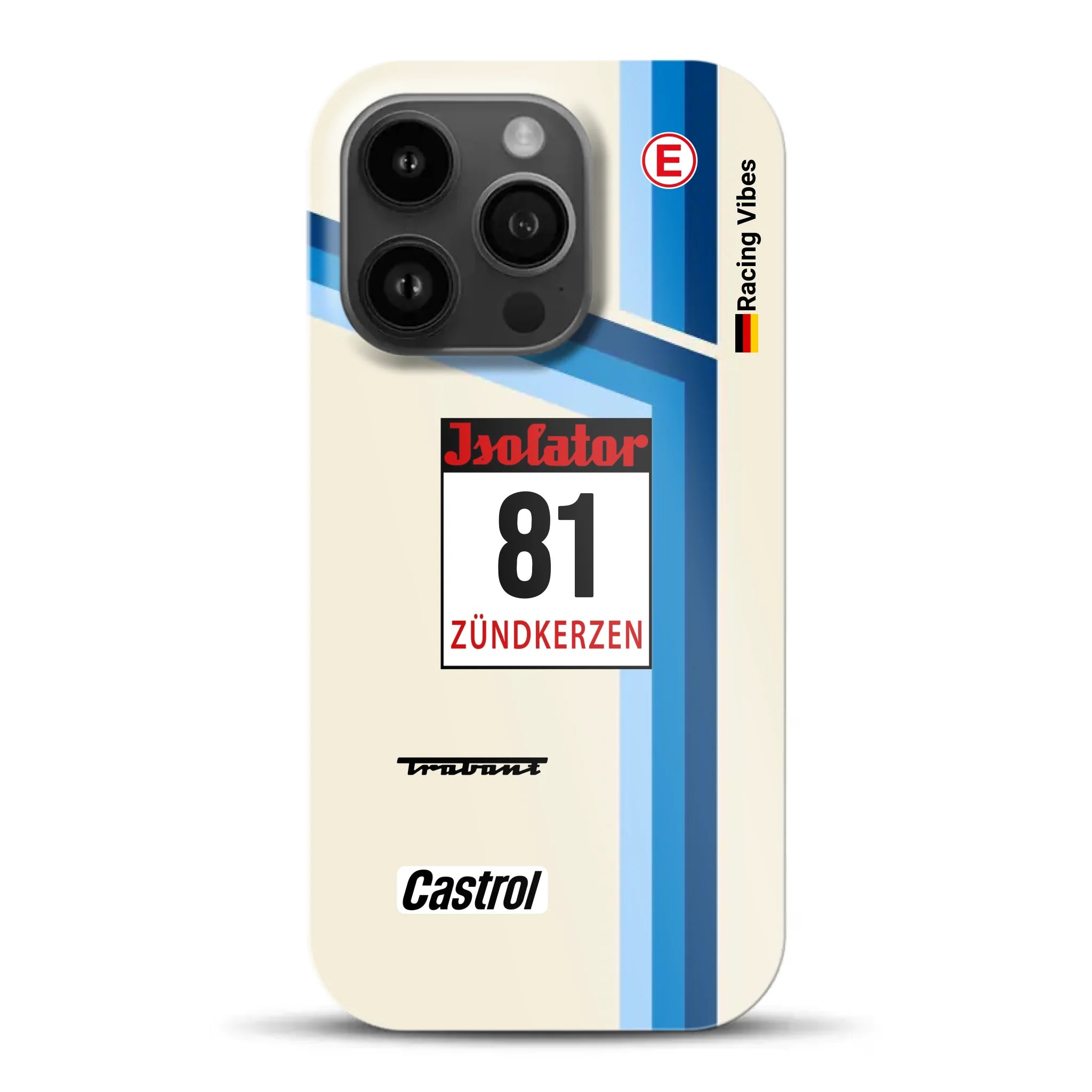 Trabant P800 RS Sachsenring Livery - Custodia rigida per iPhone