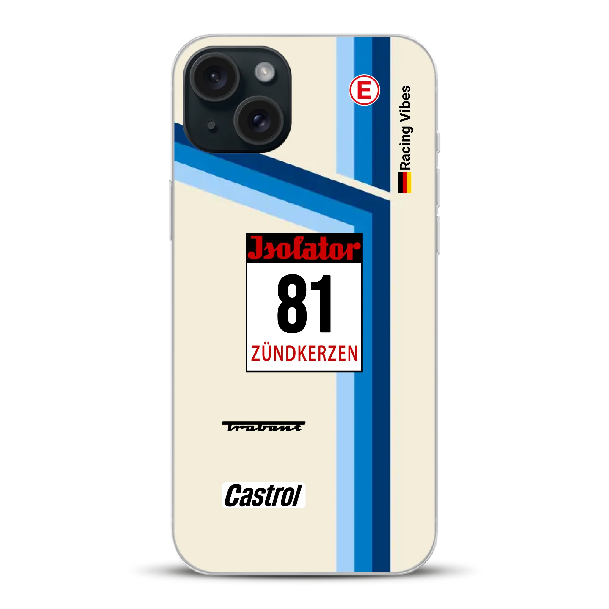 Trabant P800 RS Sachsenring Livery - Custodia per cellulare personalizzata per iPhone