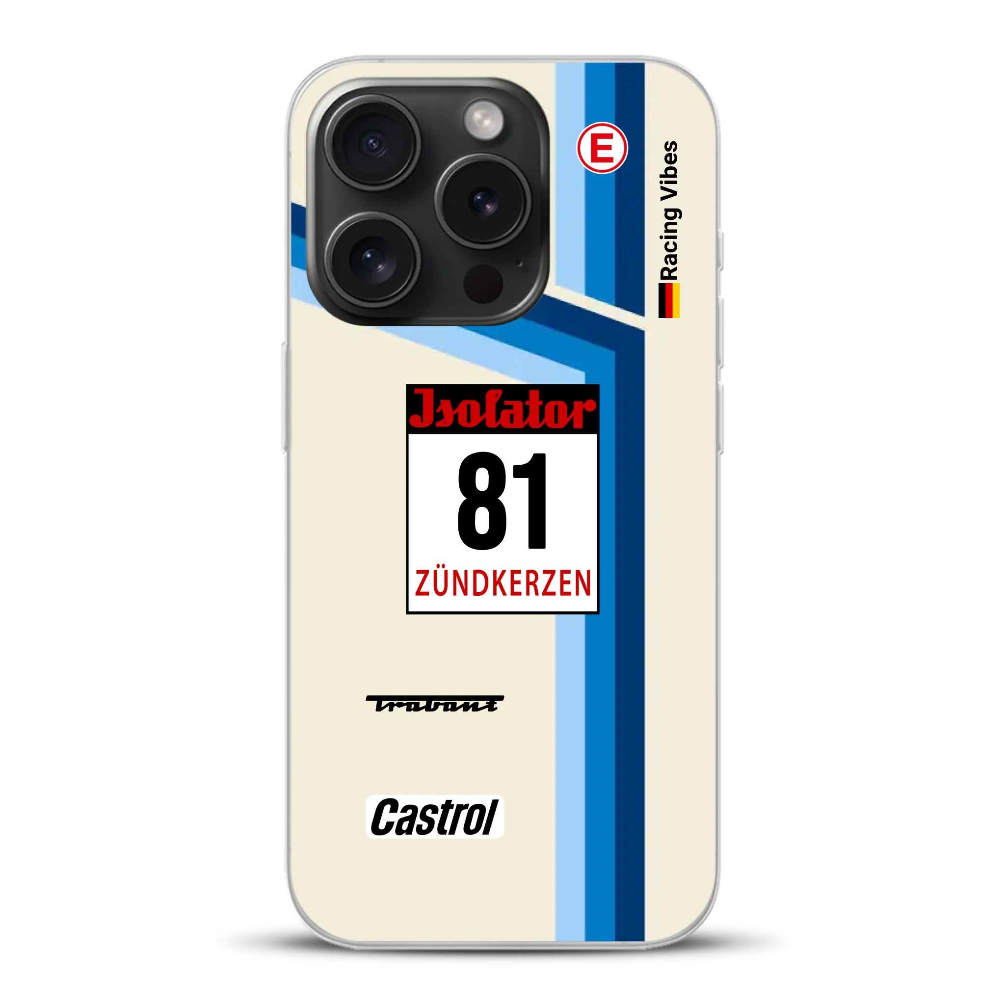 Trabant P800 RS Sachsenring Livery - Custodia per cellulare personalizzata per iPhone