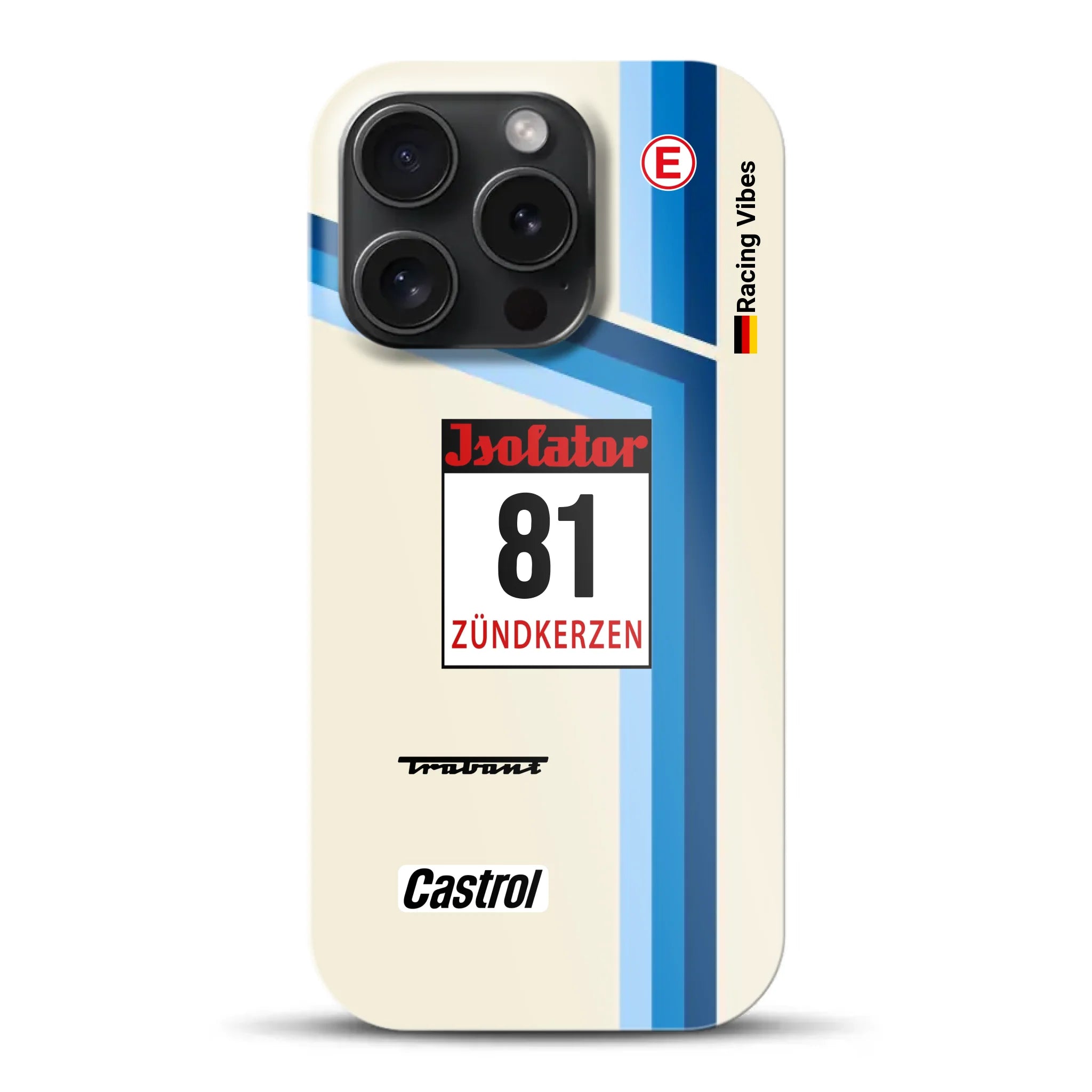 Trabant P800 RS Sachsenring Livery - Custodia rigida per iPhone