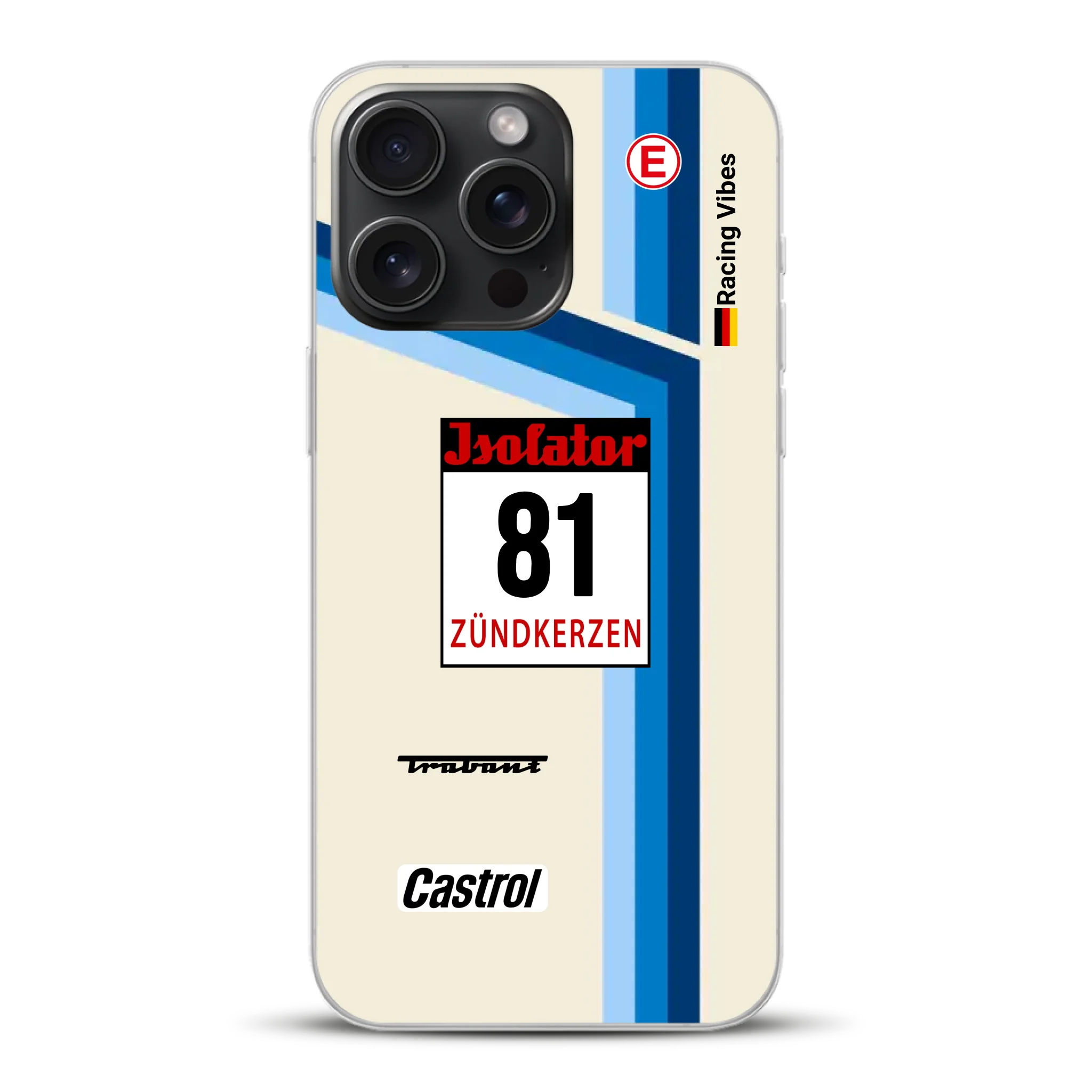 Trabant P800 RS Sachsenring Livery - Custodia per cellulare personalizzata per iPhone