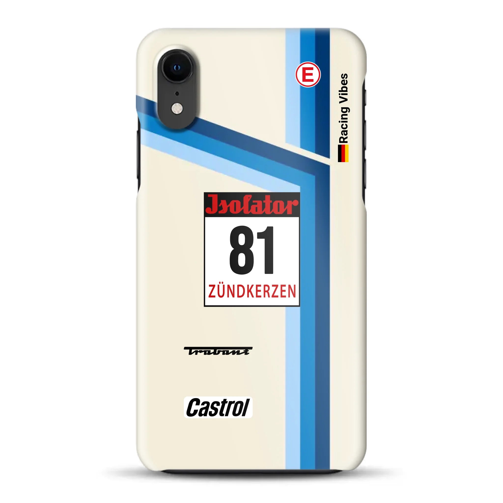 Trabant P800 RS Sachsenring Livery - Custodia rigida per iPhone