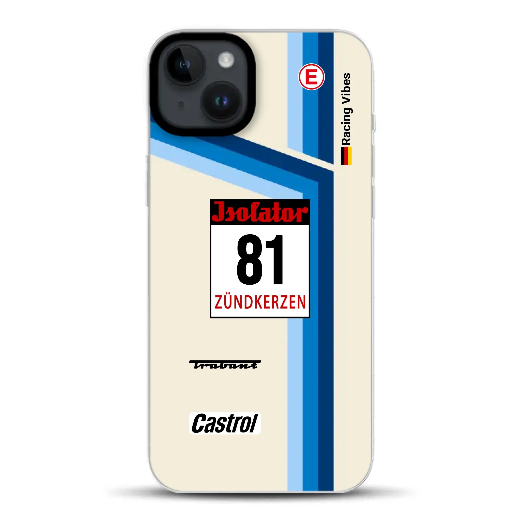 Trabant P800 RS Sachsenring Livery - Custodia per cellulare personalizzata per iPhone