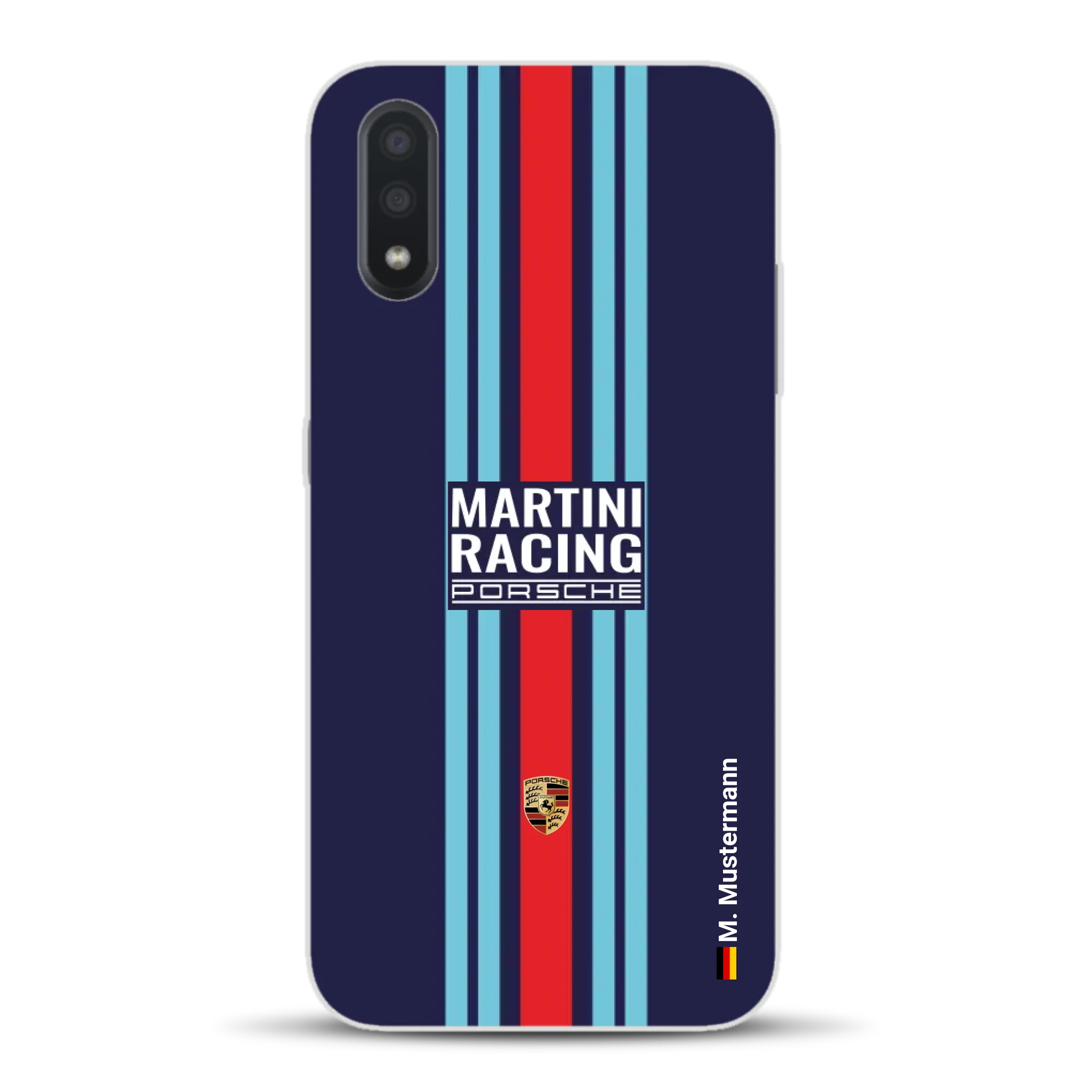 Martini Porsche Livery #2 - Individuelle Handyhülle für Samsung