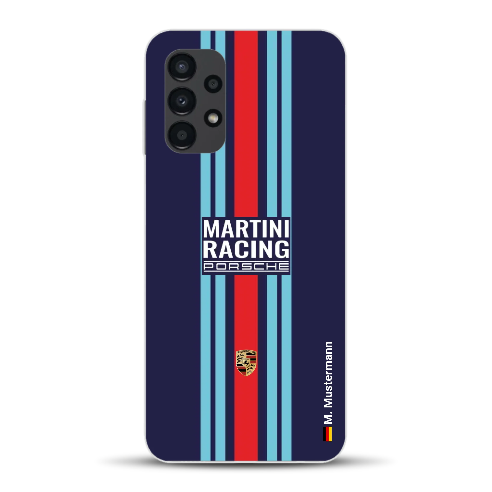 Martini Porsche Livery #2 - Individuelle Handyhülle für Samsung