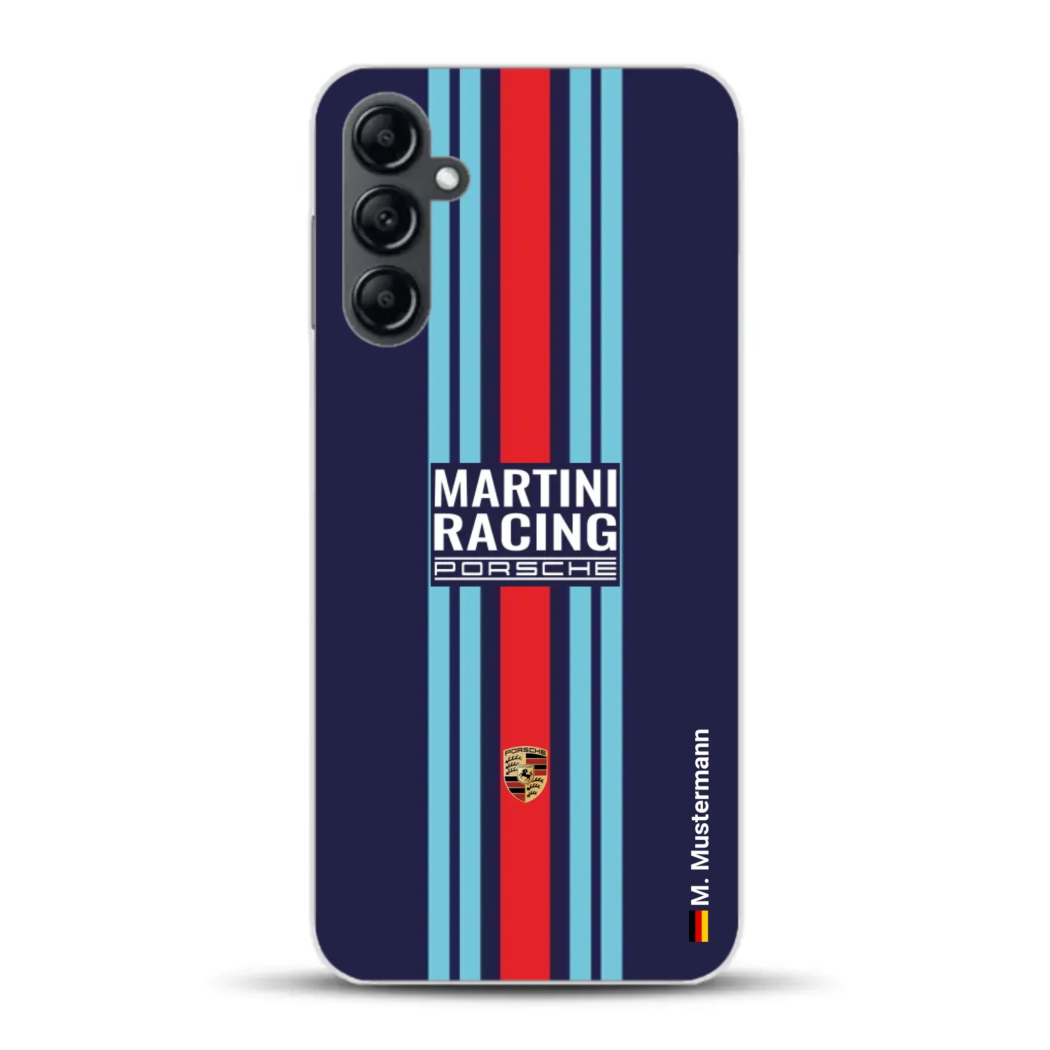 Martini Porsche Livery #2 - Individuelle Handyhülle für Samsung