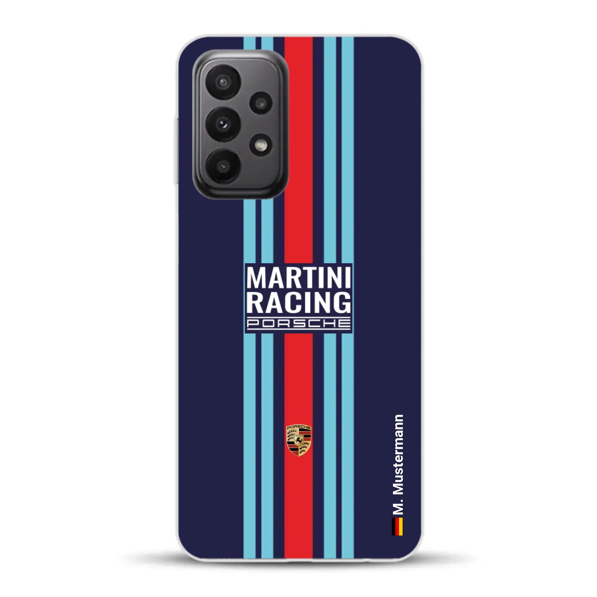 Martini Porsche Livery #2 - Custodia per cellulare personalizzata per Samsung