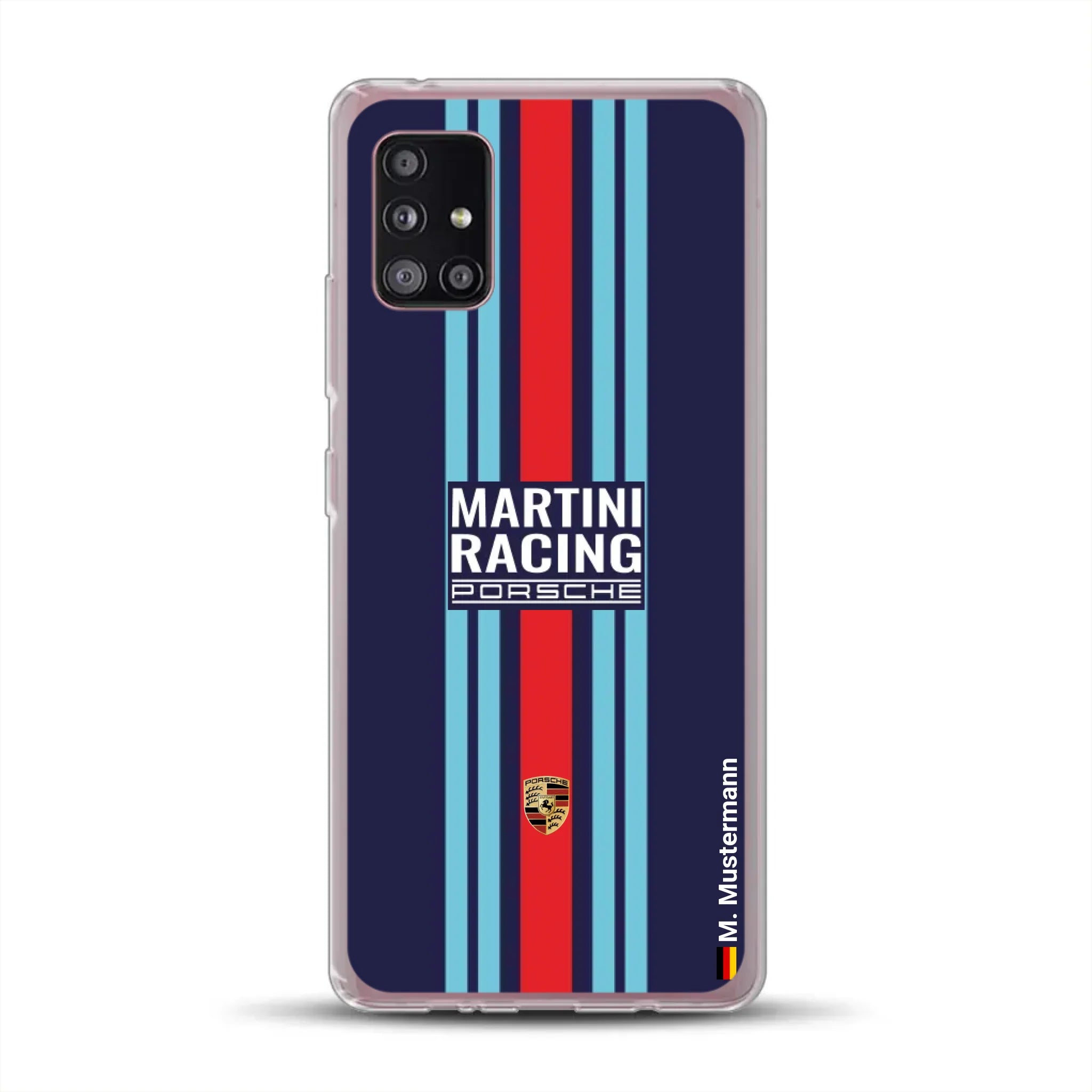 Martini Porsche Livery #2 - Custodia per cellulare personalizzata per Samsung