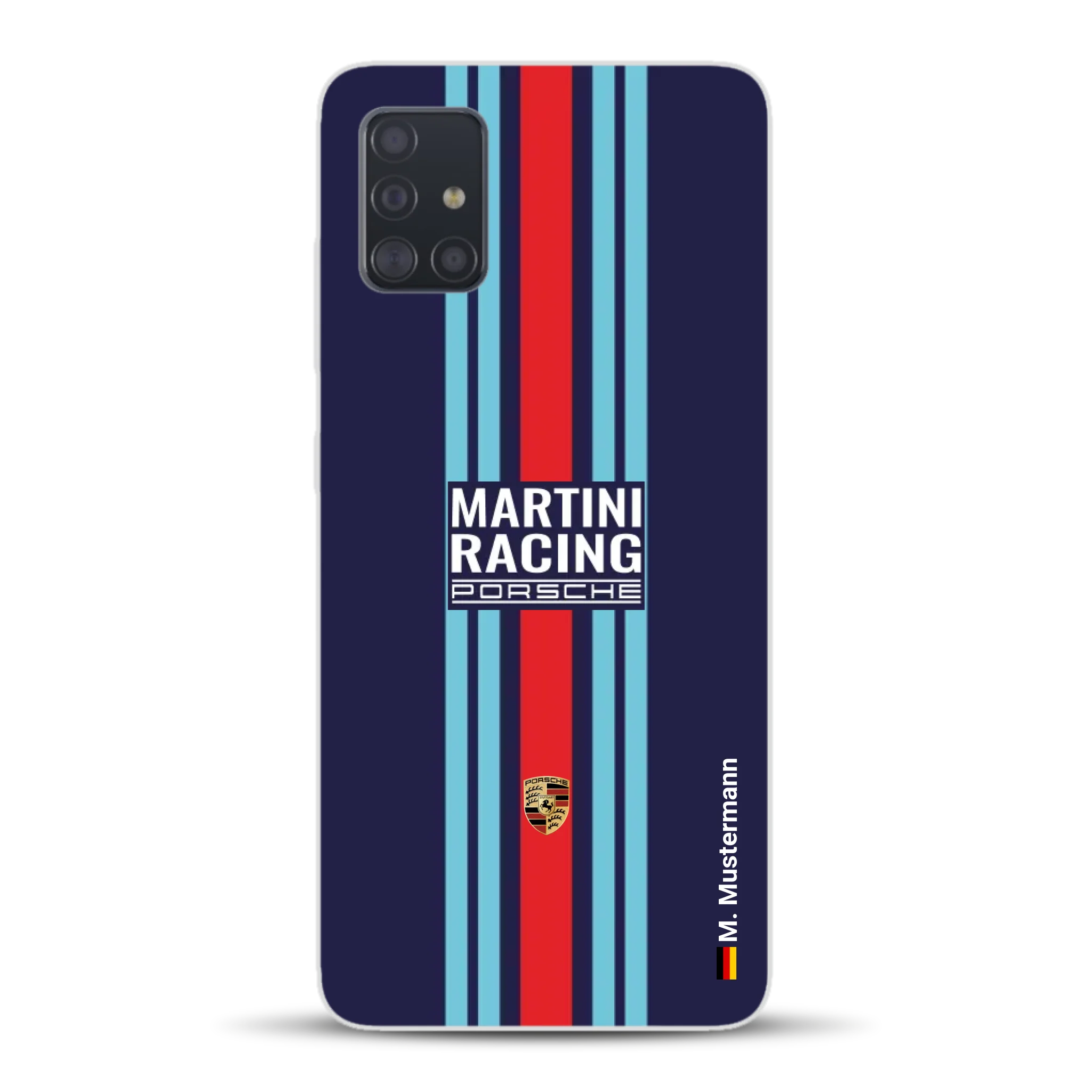 Martini Porsche Livery #2 - Custodia per cellulare personalizzata per Samsung