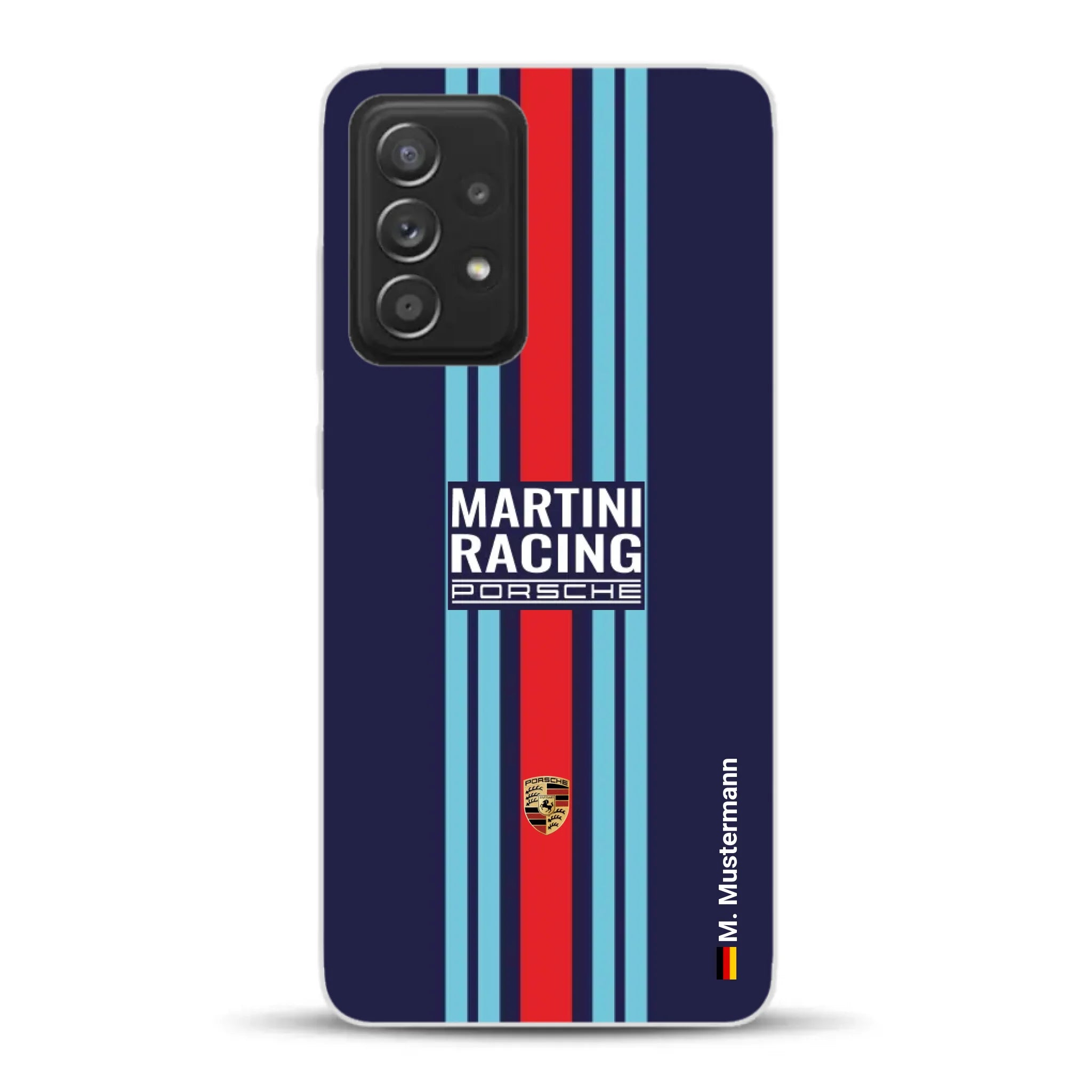 Martini Porsche Livery #2 - Custodia per cellulare personalizzata per Samsung
