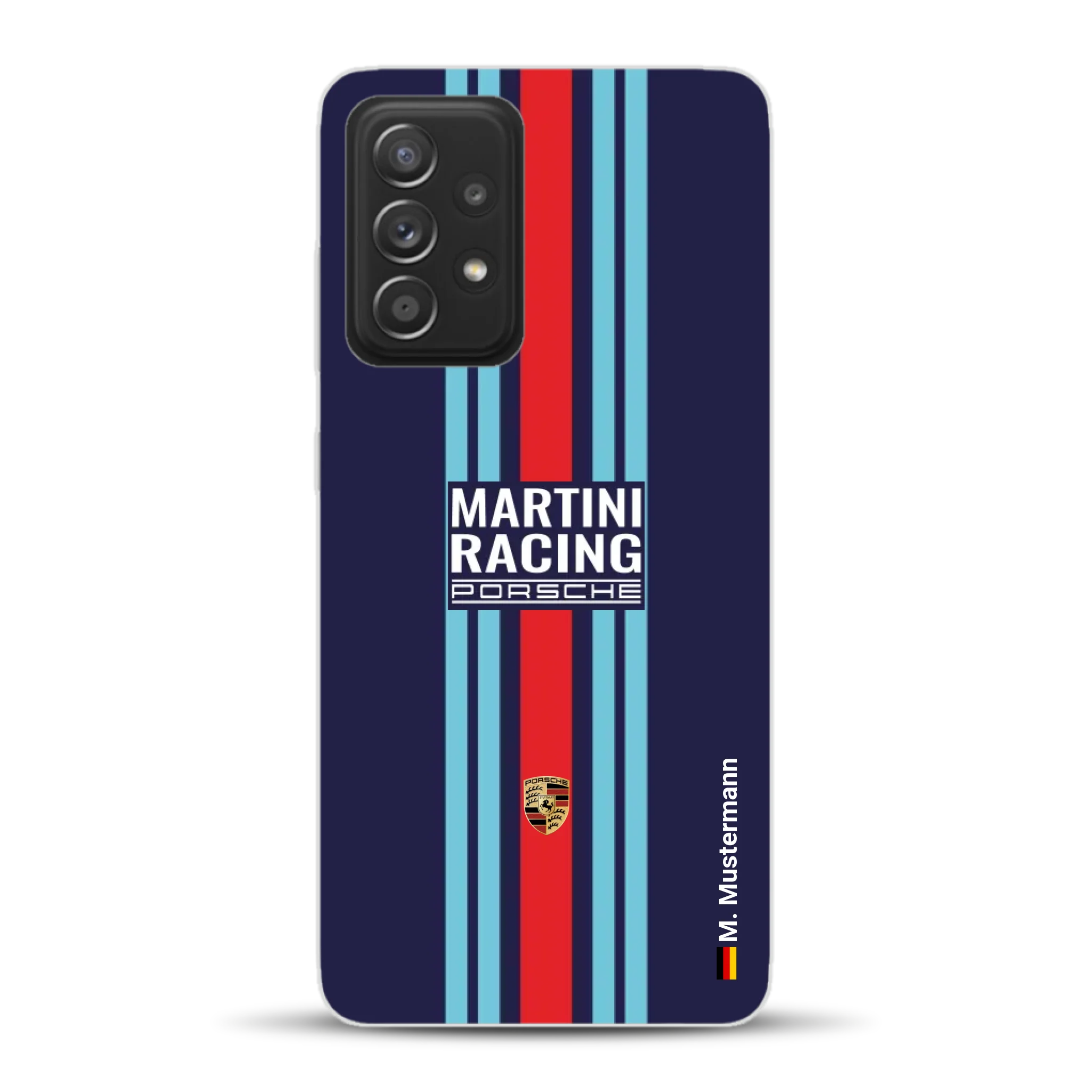 Martini Porsche Livery #2 - Custodia per cellulare personalizzata per Samsung