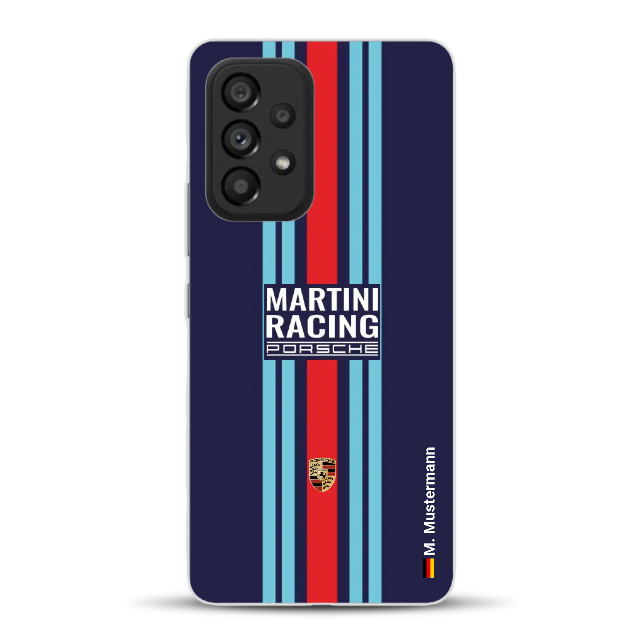 Martini Porsche Livery #2 - Custodia per cellulare personalizzata per Samsung