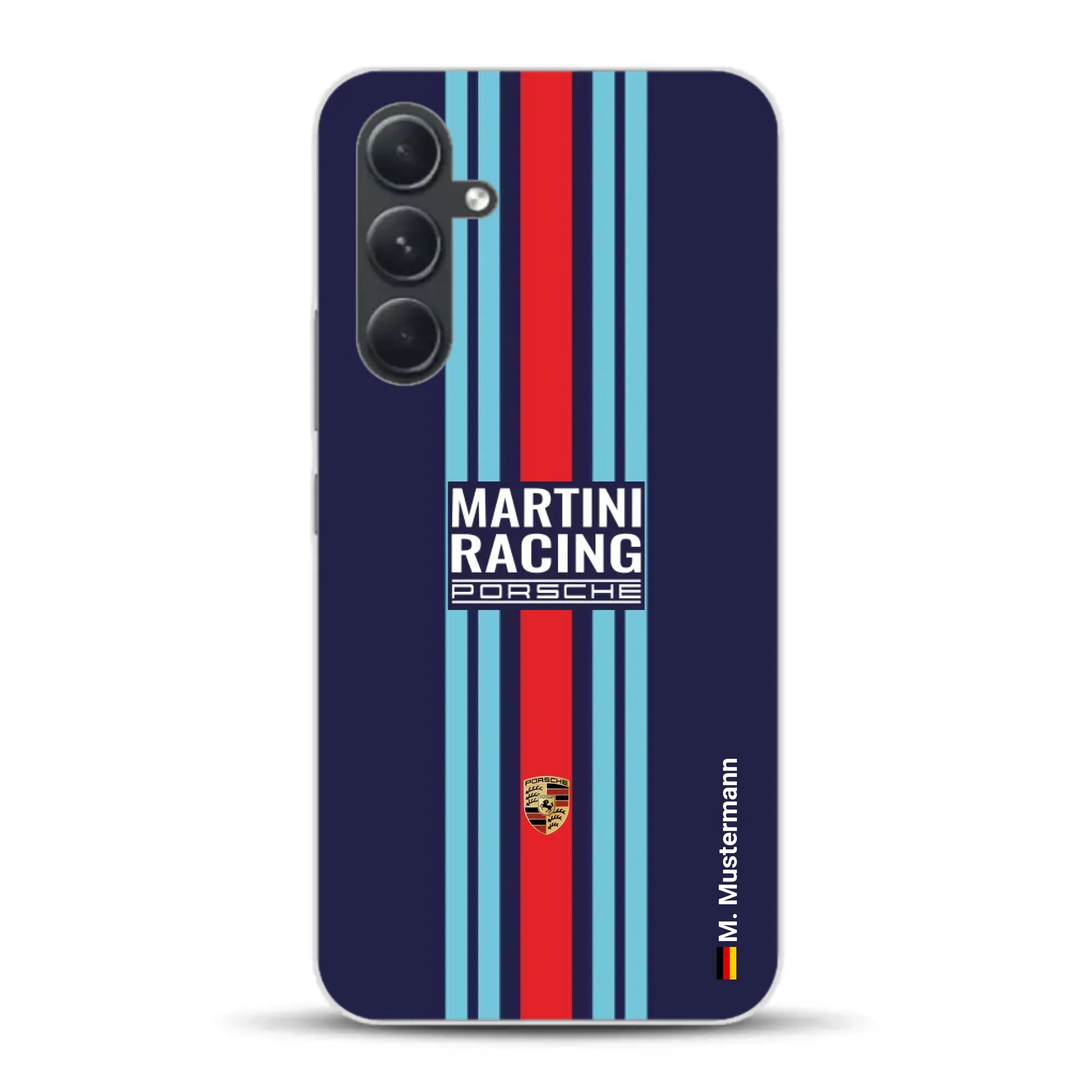 Martini Porsche Livery #2 - Individuelle Handyhülle für Samsung