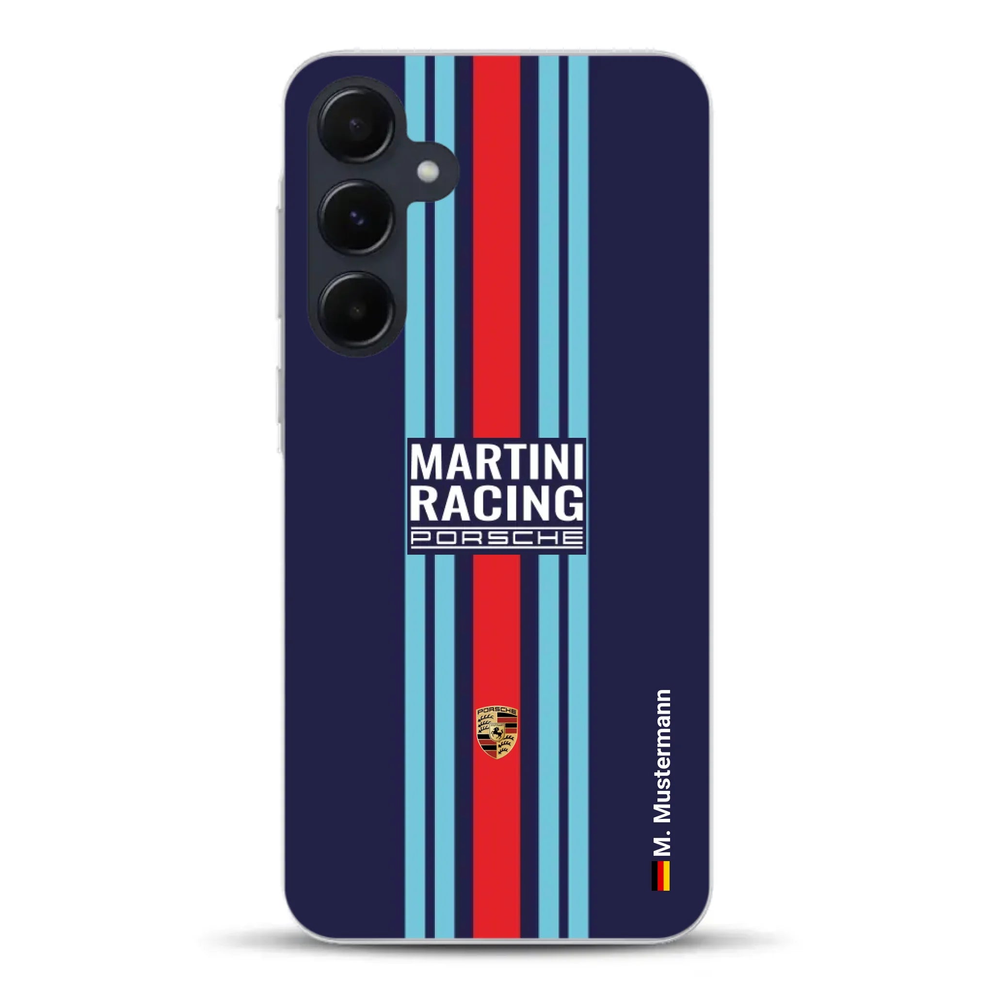Martini Porsche Livery #2 - Custodia per cellulare personalizzata per Samsung