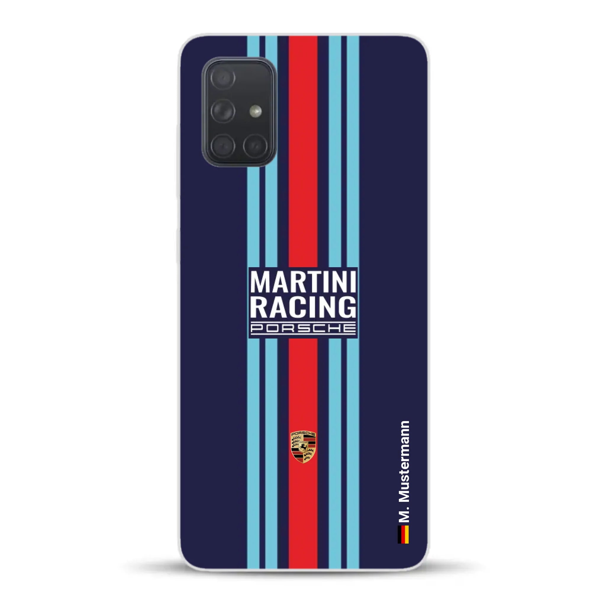 Martini Porsche Livery #2 - Custodia per cellulare personalizzata per Samsung
