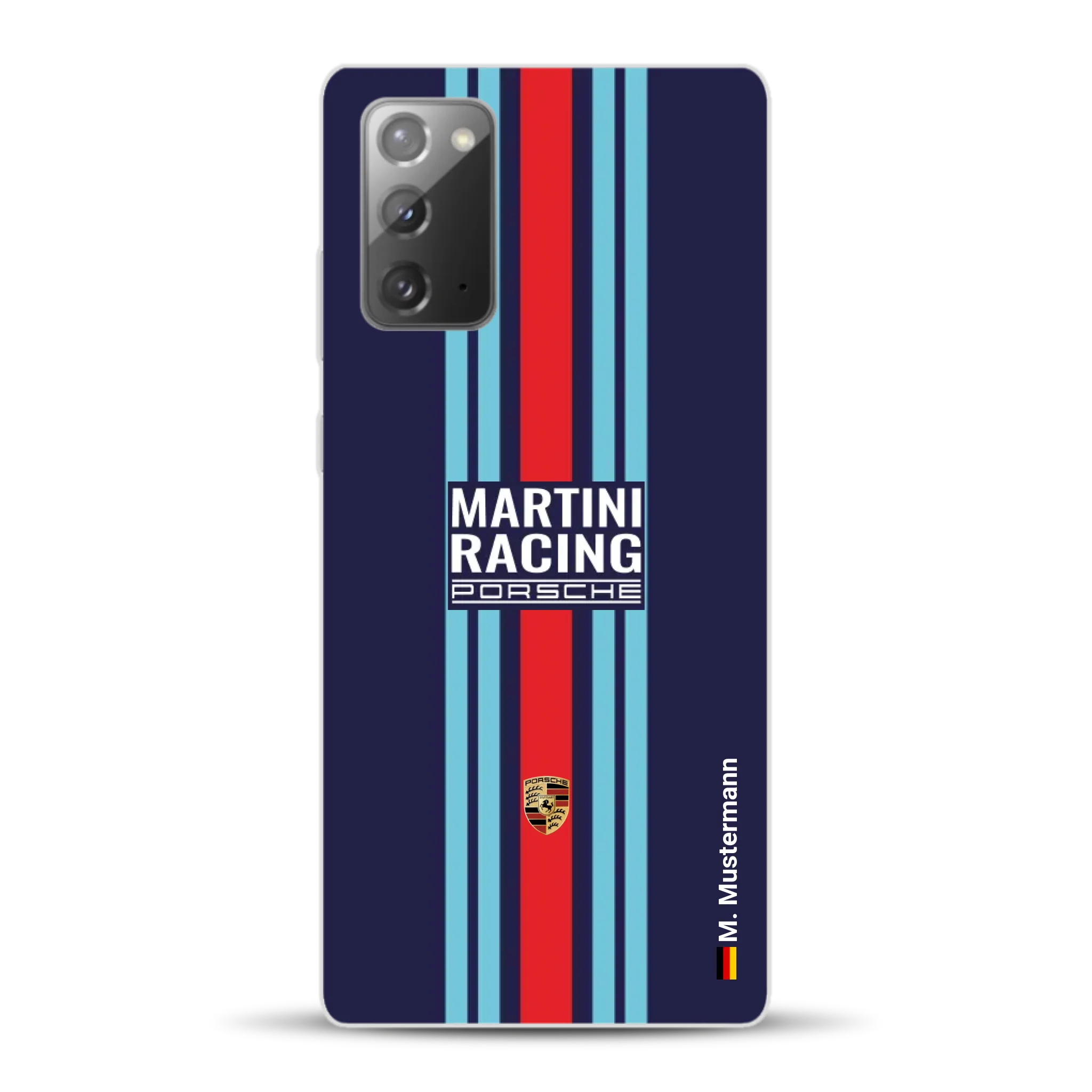 Martini Porsche Livery #2 - Individuelle Handyhülle für Samsung
