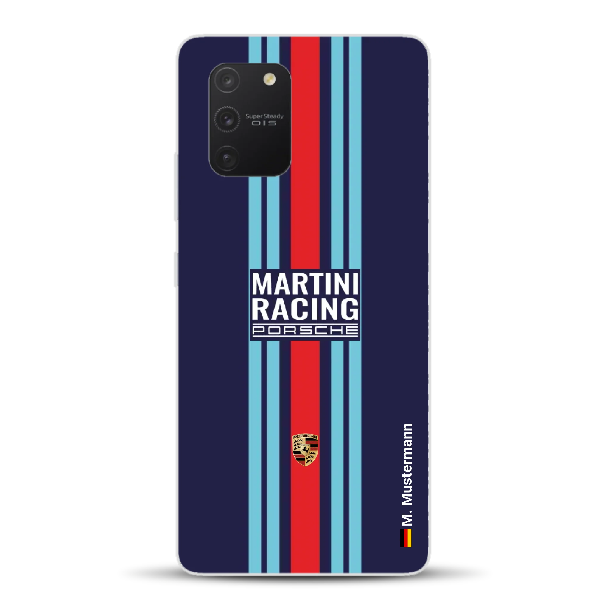 Martini Porsche Livery #2 - Individuelle Handyhülle für Samsung