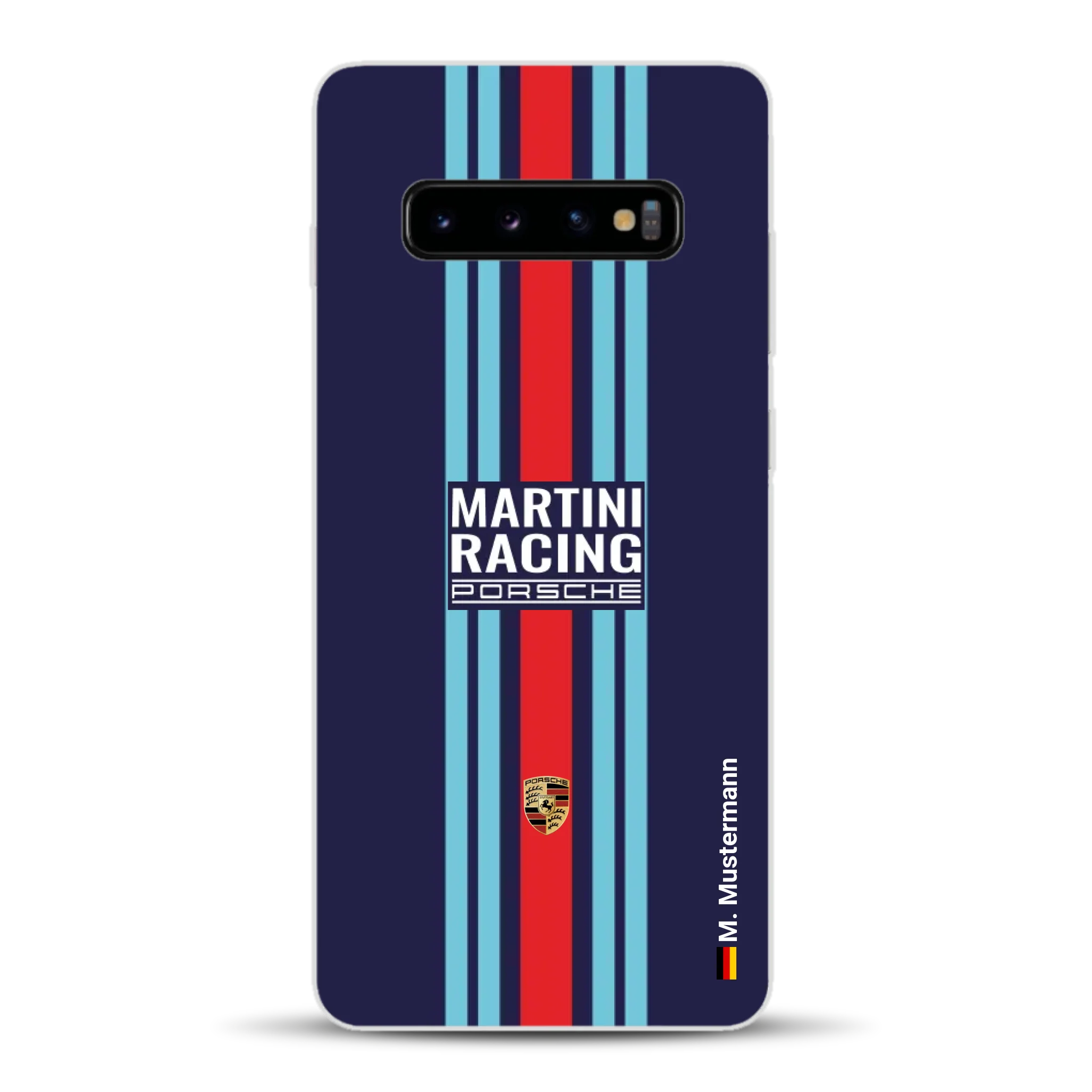 Martini Porsche Livery #2 - Individuelle Handyhülle für Samsung