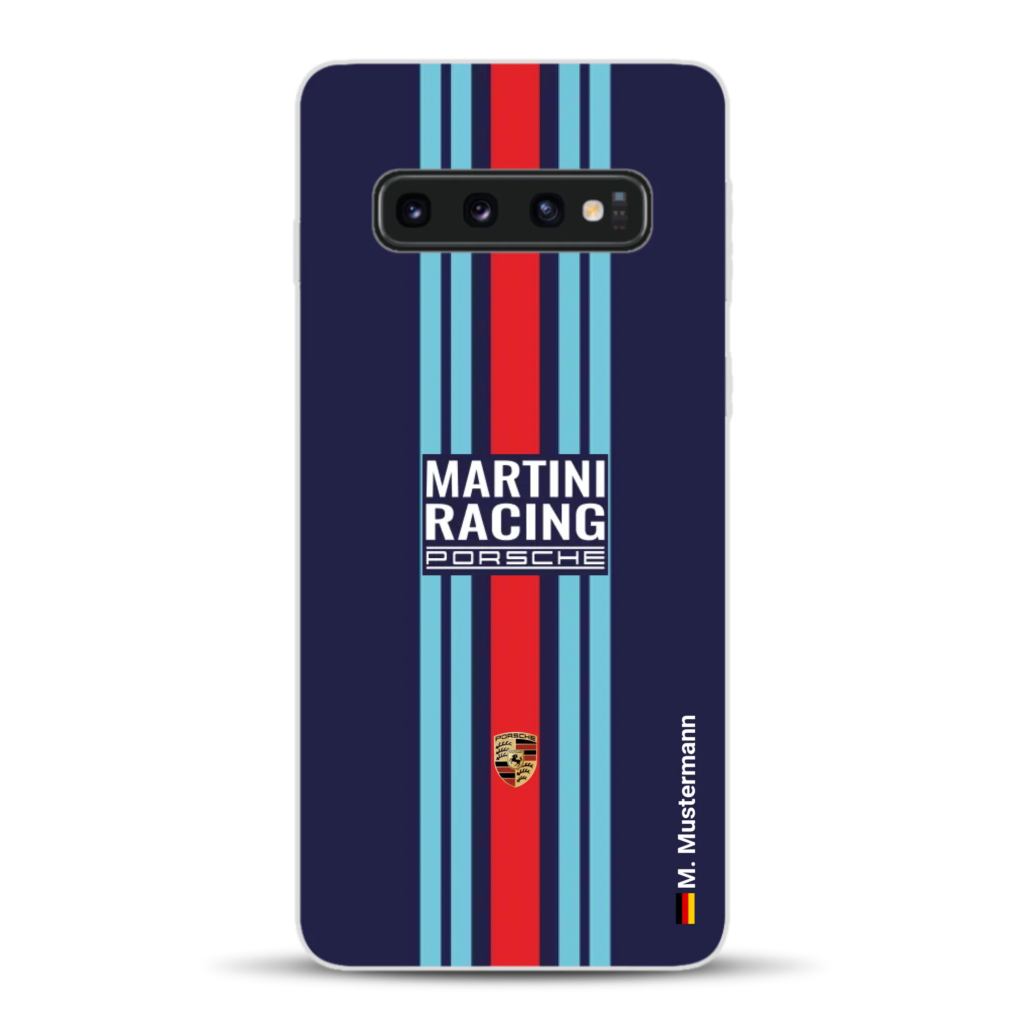 Martini Porsche Livery #2 - Custodia per cellulare personalizzata per Samsung