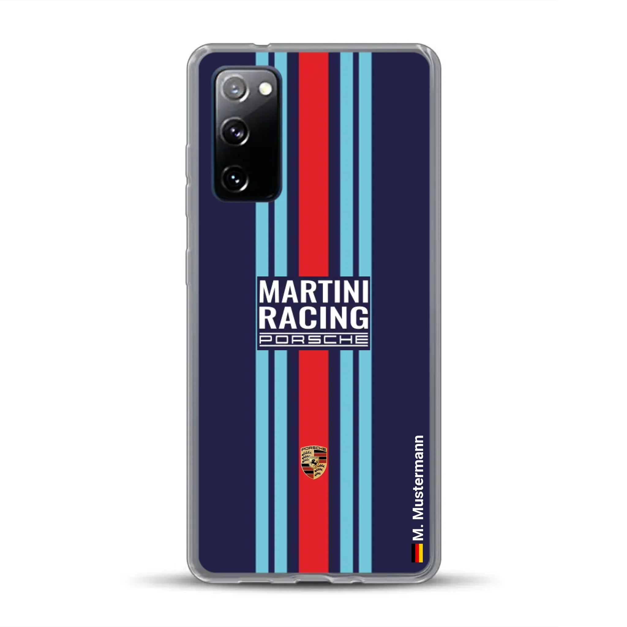 Martini Porsche Livery #2 - Individuelle Handyhülle für Samsung