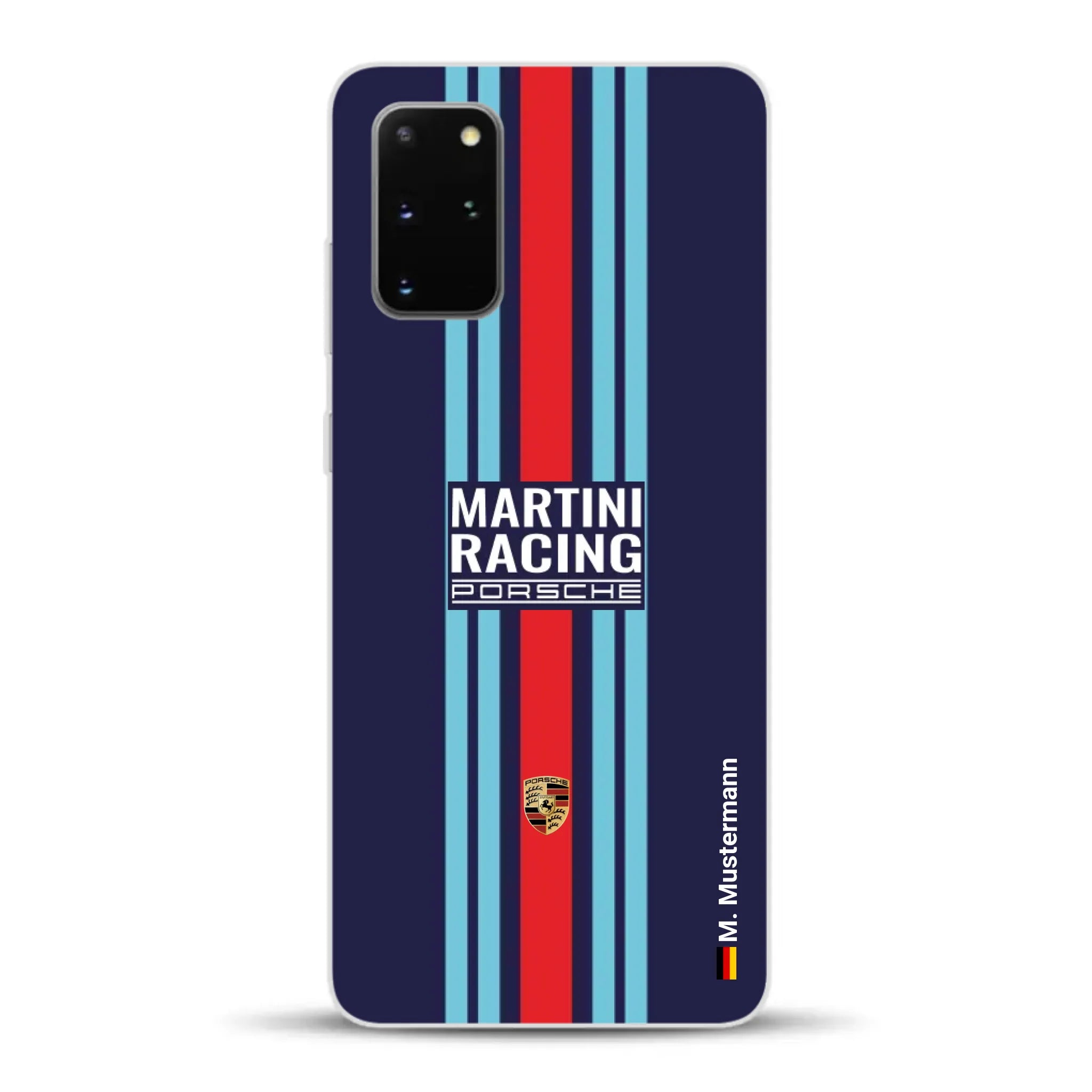 Martini Porsche Livery #2 - Custodia per cellulare personalizzata per Samsung