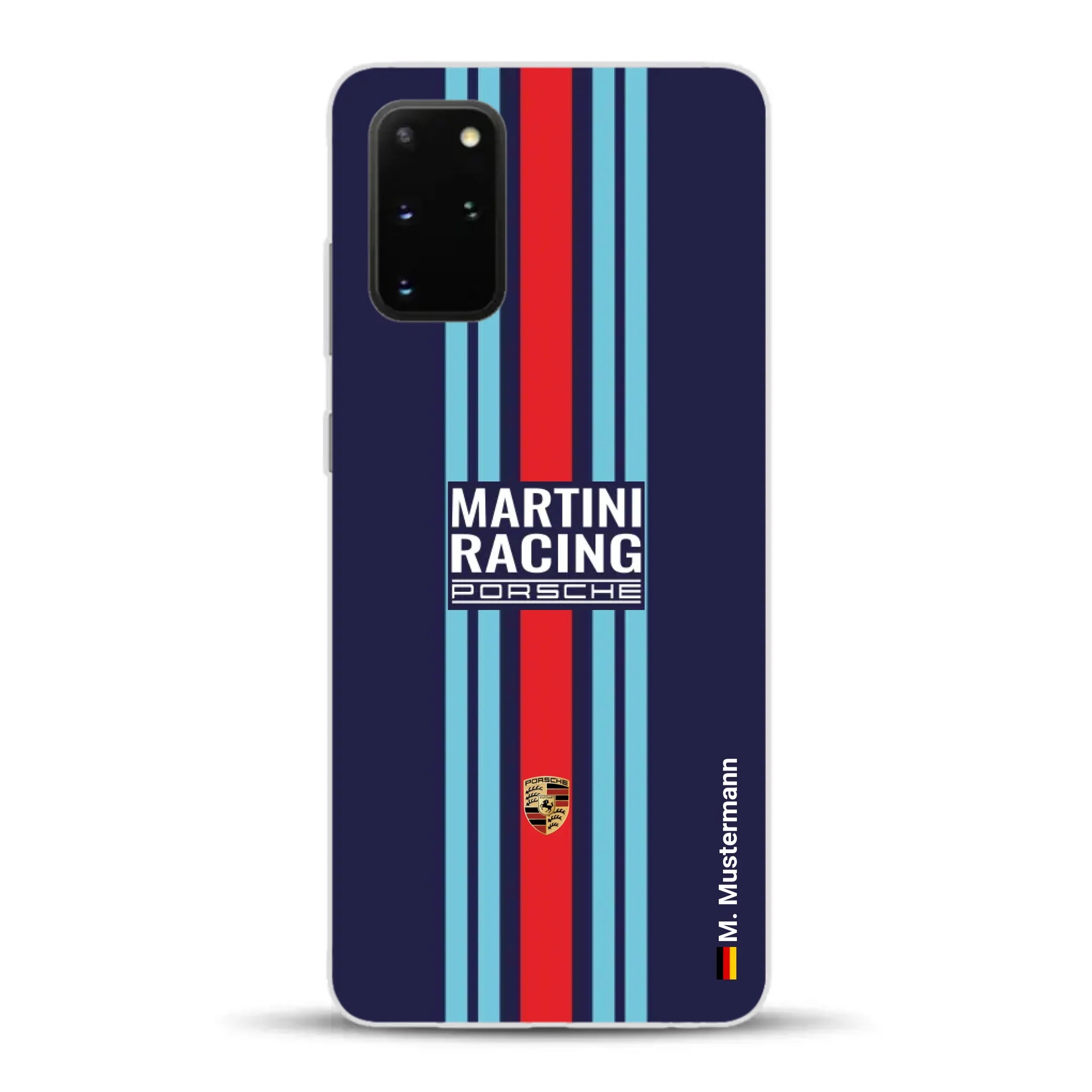 Martini Porsche Livery #2 - Custodia per cellulare personalizzata per Samsung