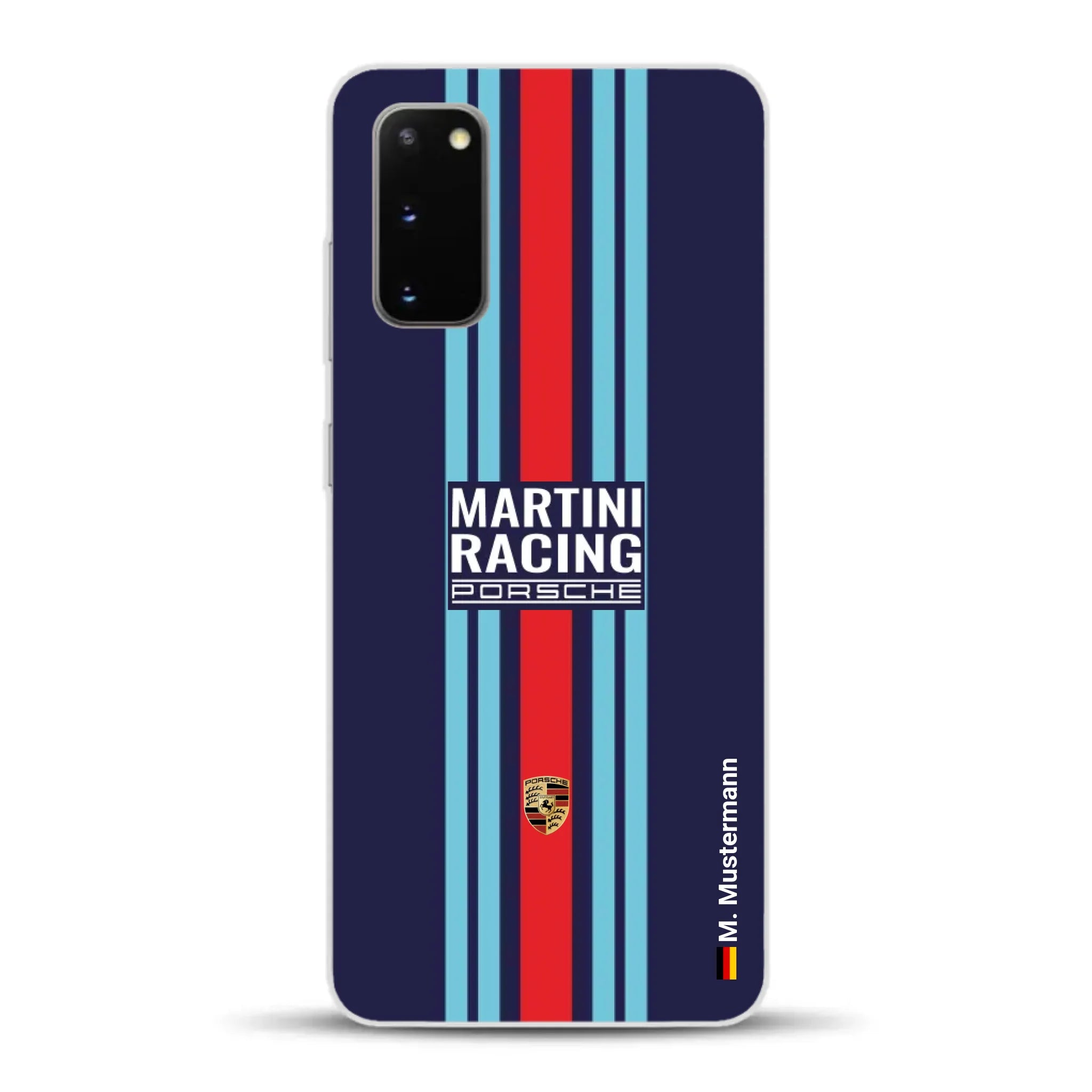 Martini Porsche Livery #2 - Individuelle Handyhülle für Samsung