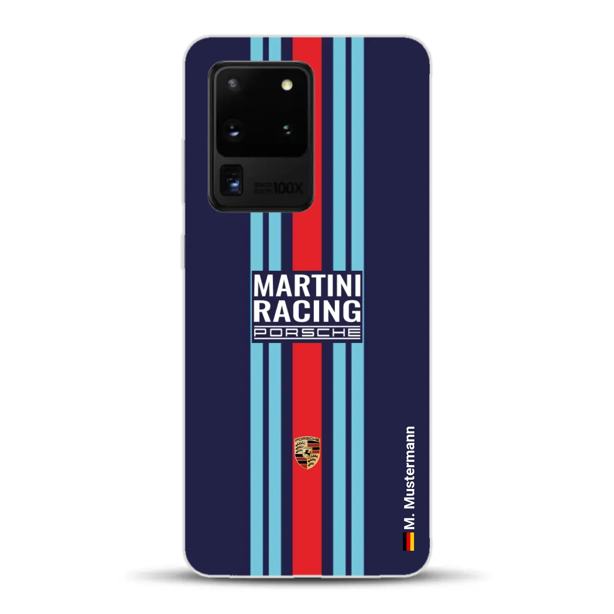 Martini Porsche Livery #2 - Individuelle Handyhülle für Samsung