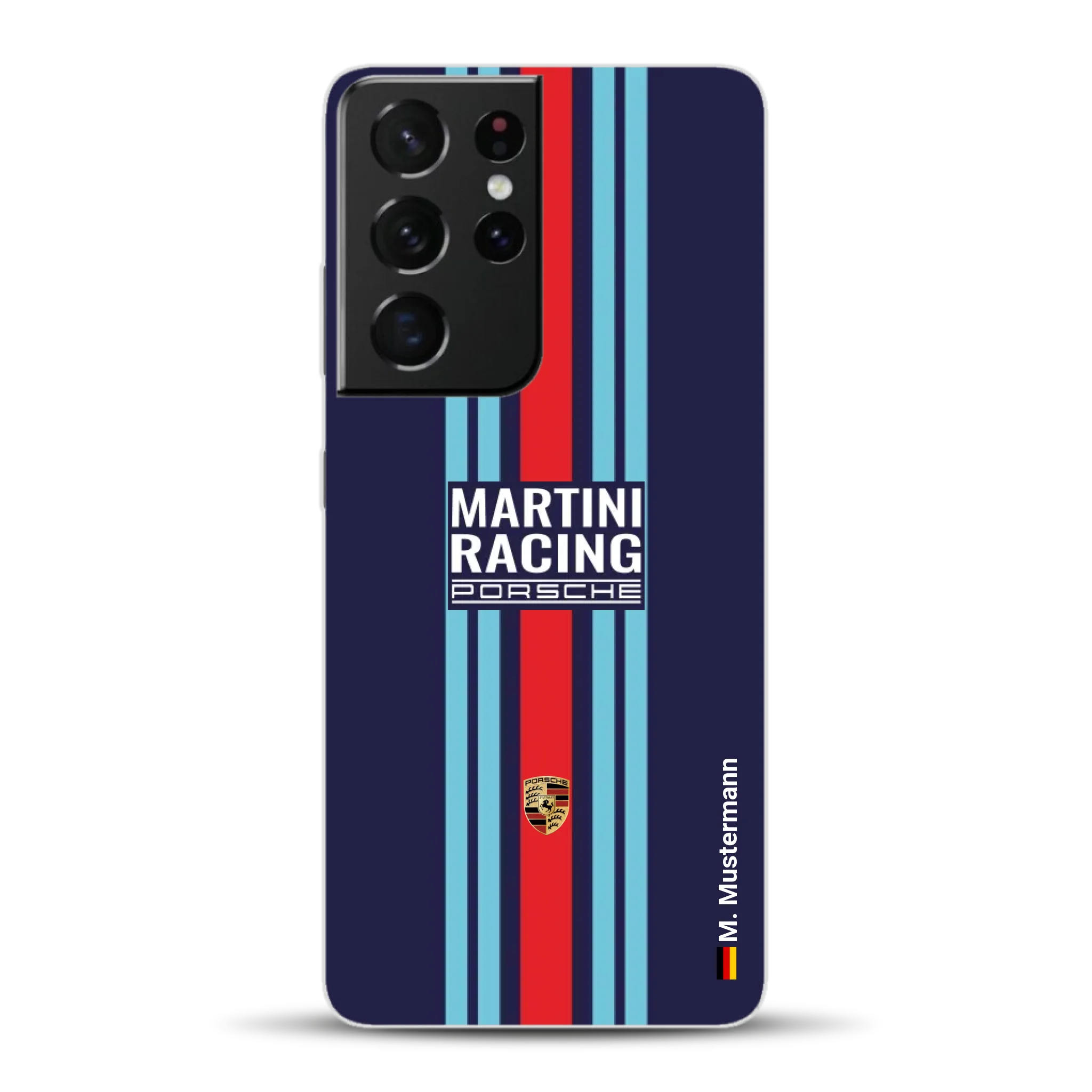 Martini Porsche Livery #2 - Individuelle Handyhülle für Samsung