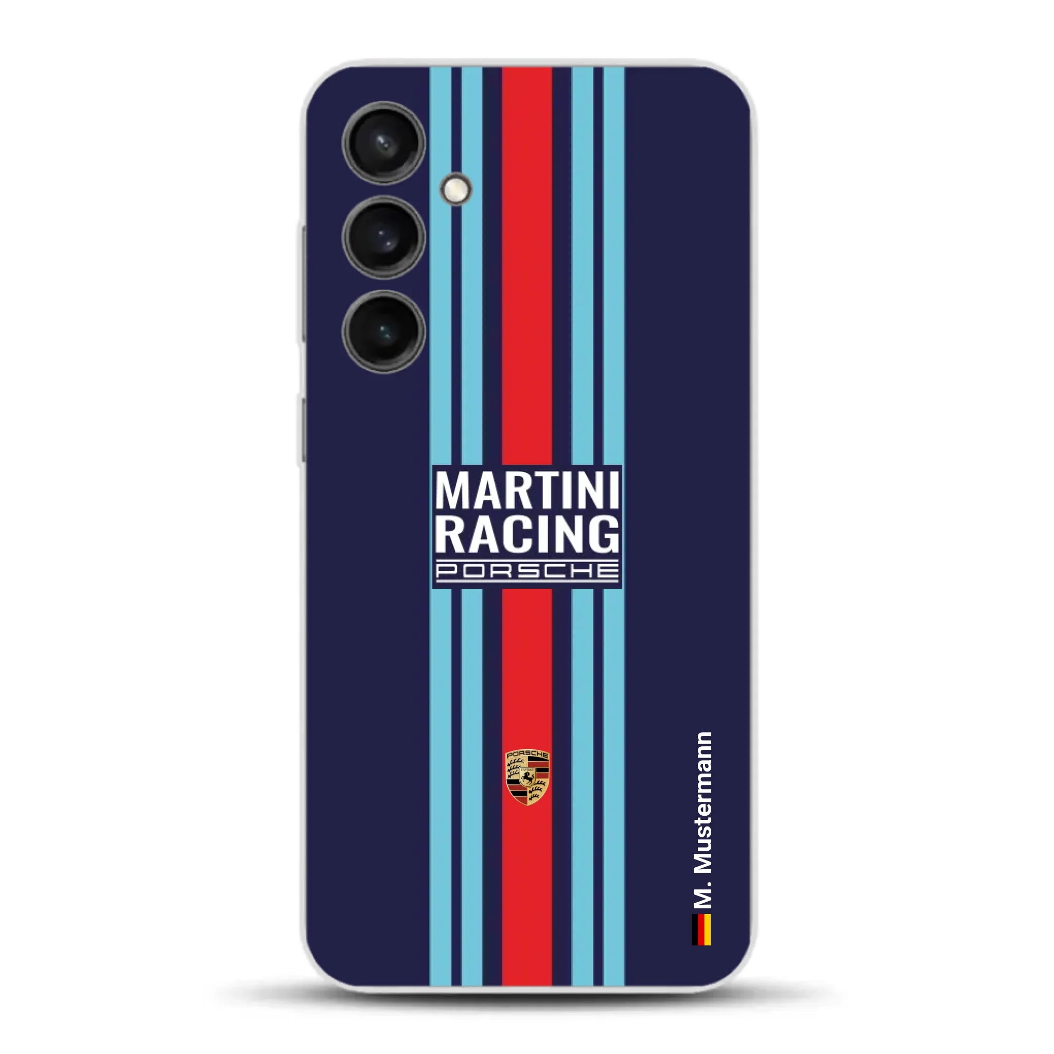 Martini Porsche Livery #2 - Custodia per cellulare personalizzata per Samsung
