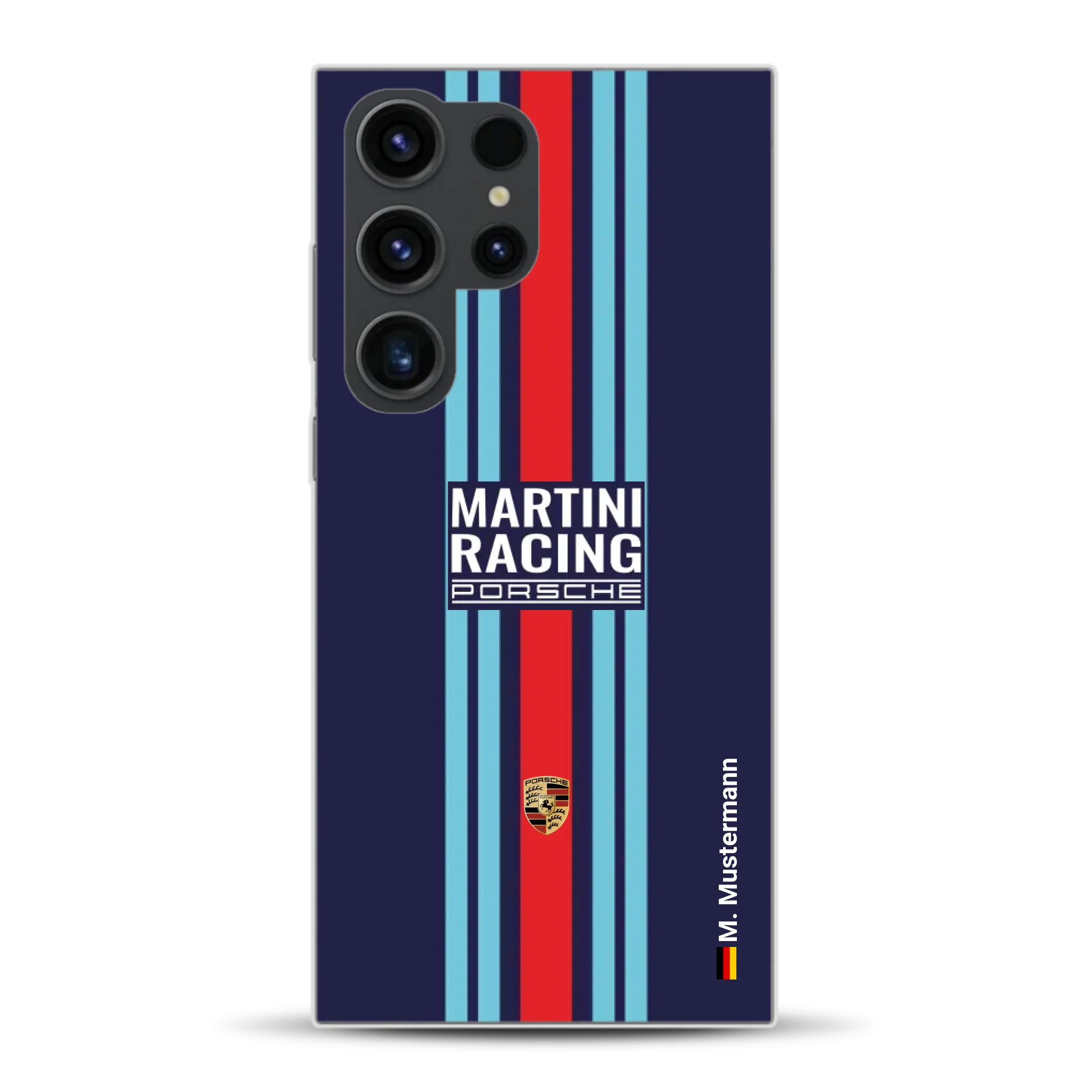 Martini Porsche Livery #2 - Custodia per cellulare personalizzata per Samsung