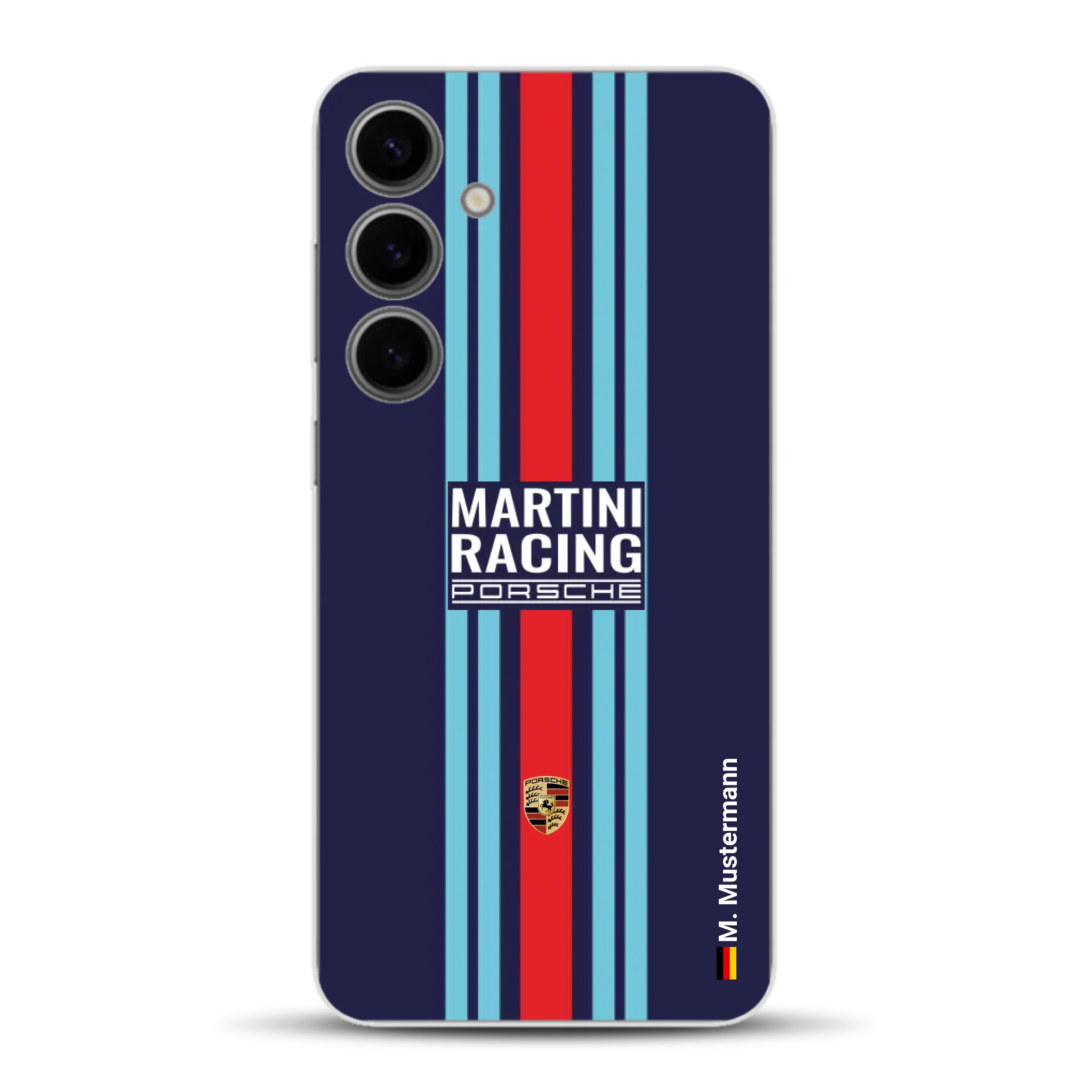 Martini Porsche Livery #2 - Custodia per cellulare personalizzata per Samsung