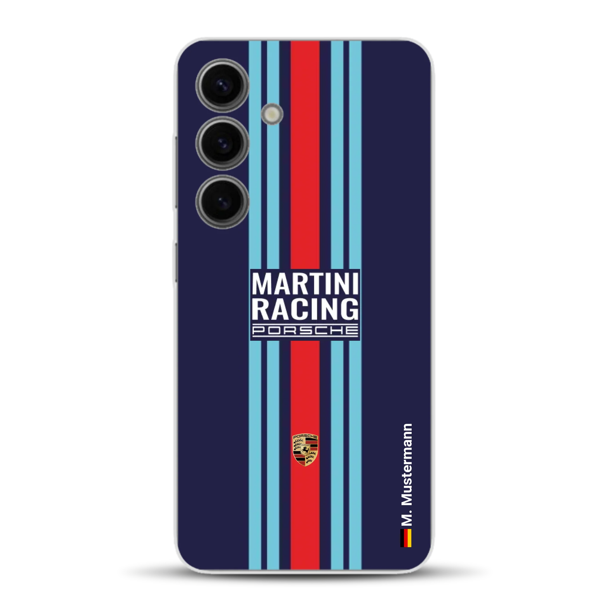 Martini Porsche Livery #2 - Individuelle Handyhülle für Samsung