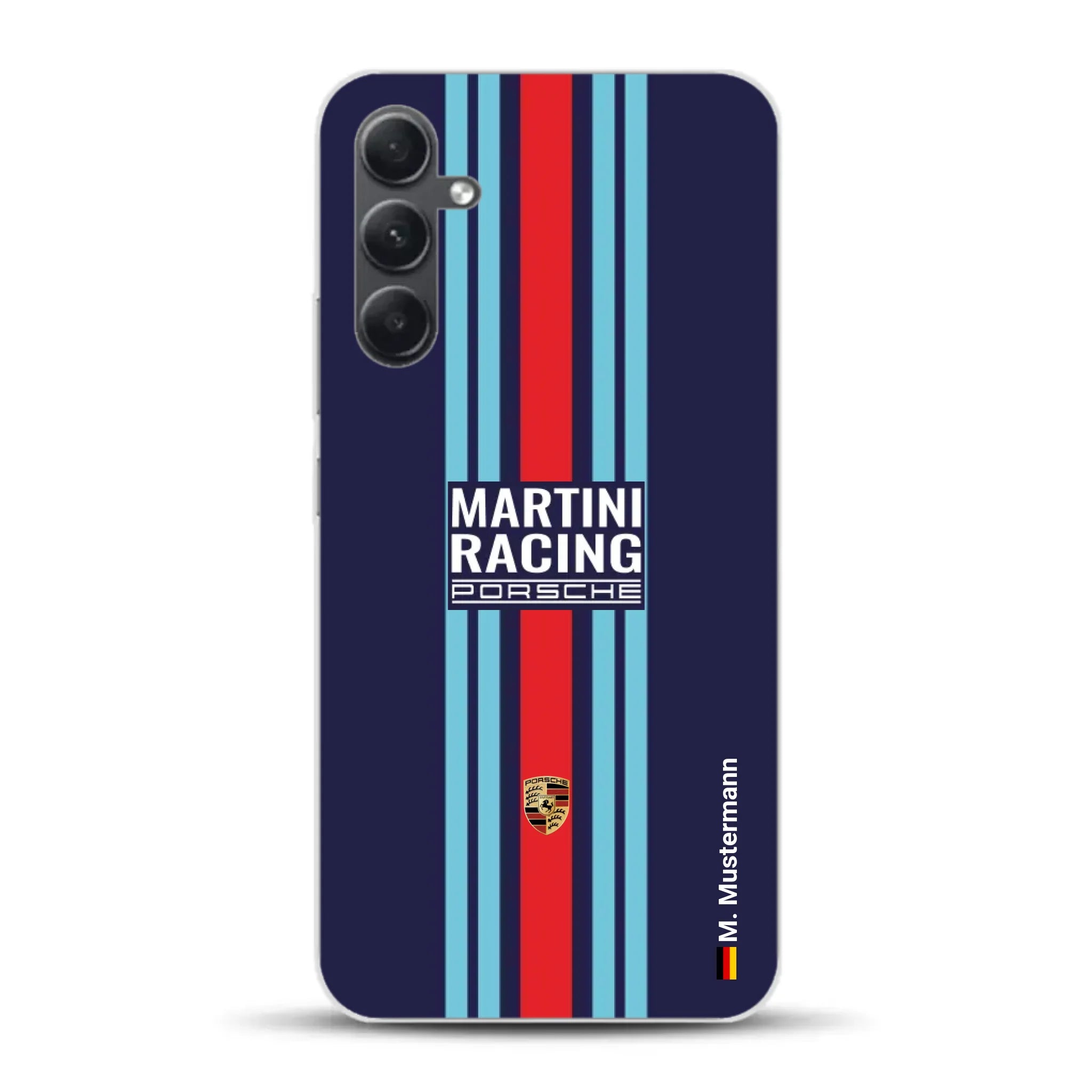 Martini Porsche Livery #2 - Individuelle Handyhülle für Samsung