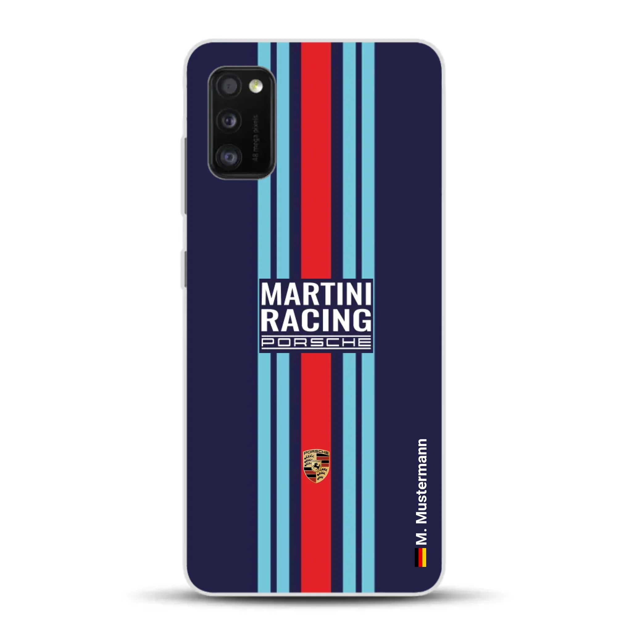 Martini Porsche Livery #2 - Custodia per cellulare personalizzata per Samsung