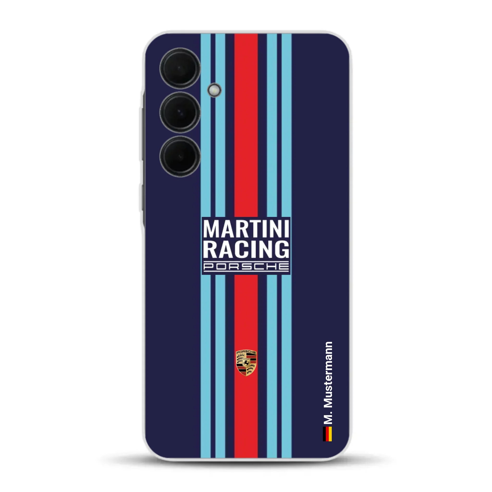 Martini Porsche Livery #2 - Individuelle Handyhülle für Samsung