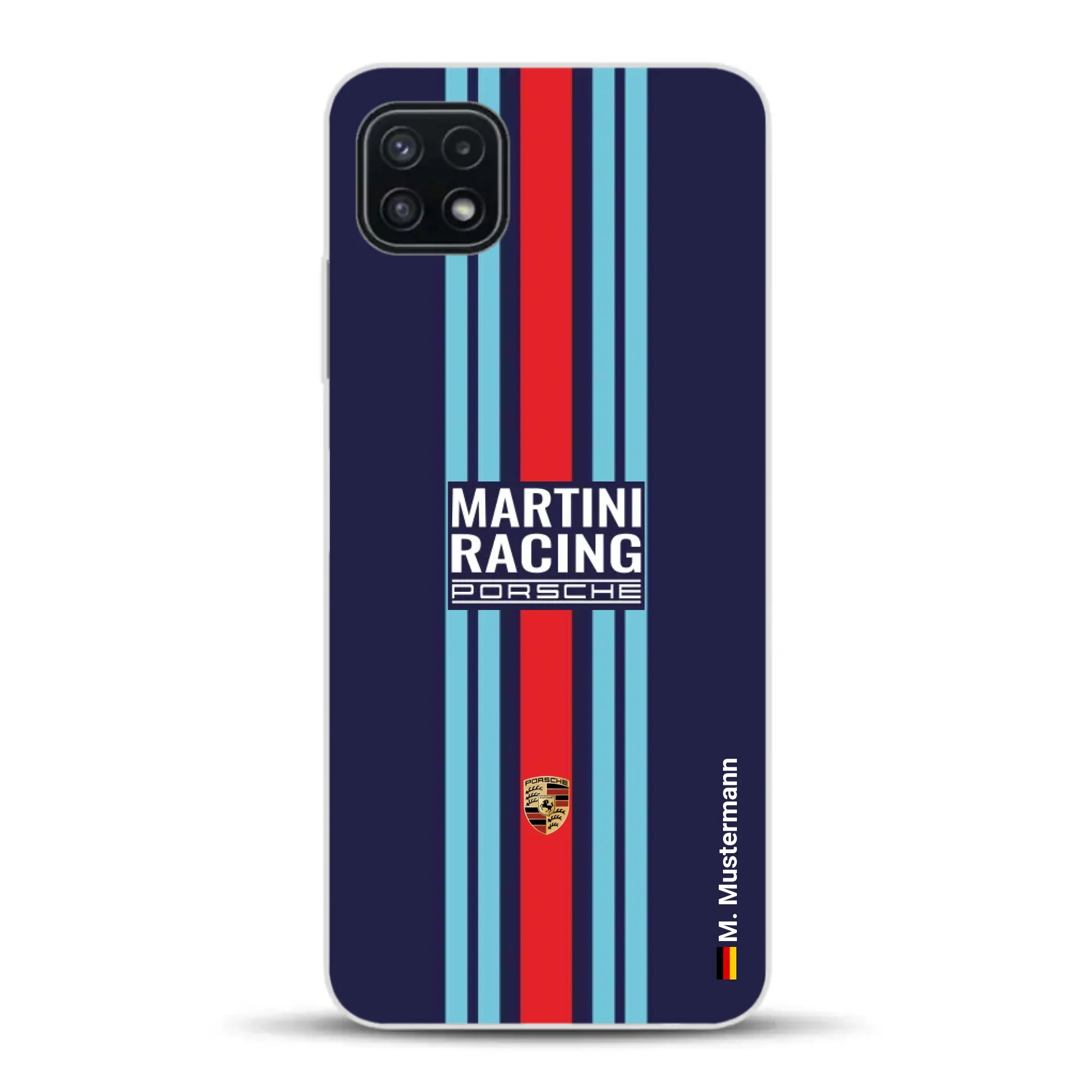 Martini Porsche Livery #2 - Individuelle Handyhülle für Samsung