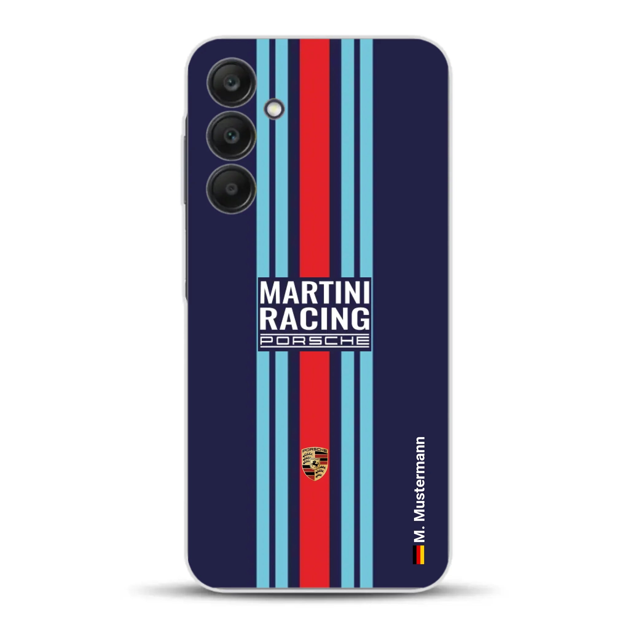 Martini Porsche Livery #2 - Custodia per cellulare personalizzata per Samsung