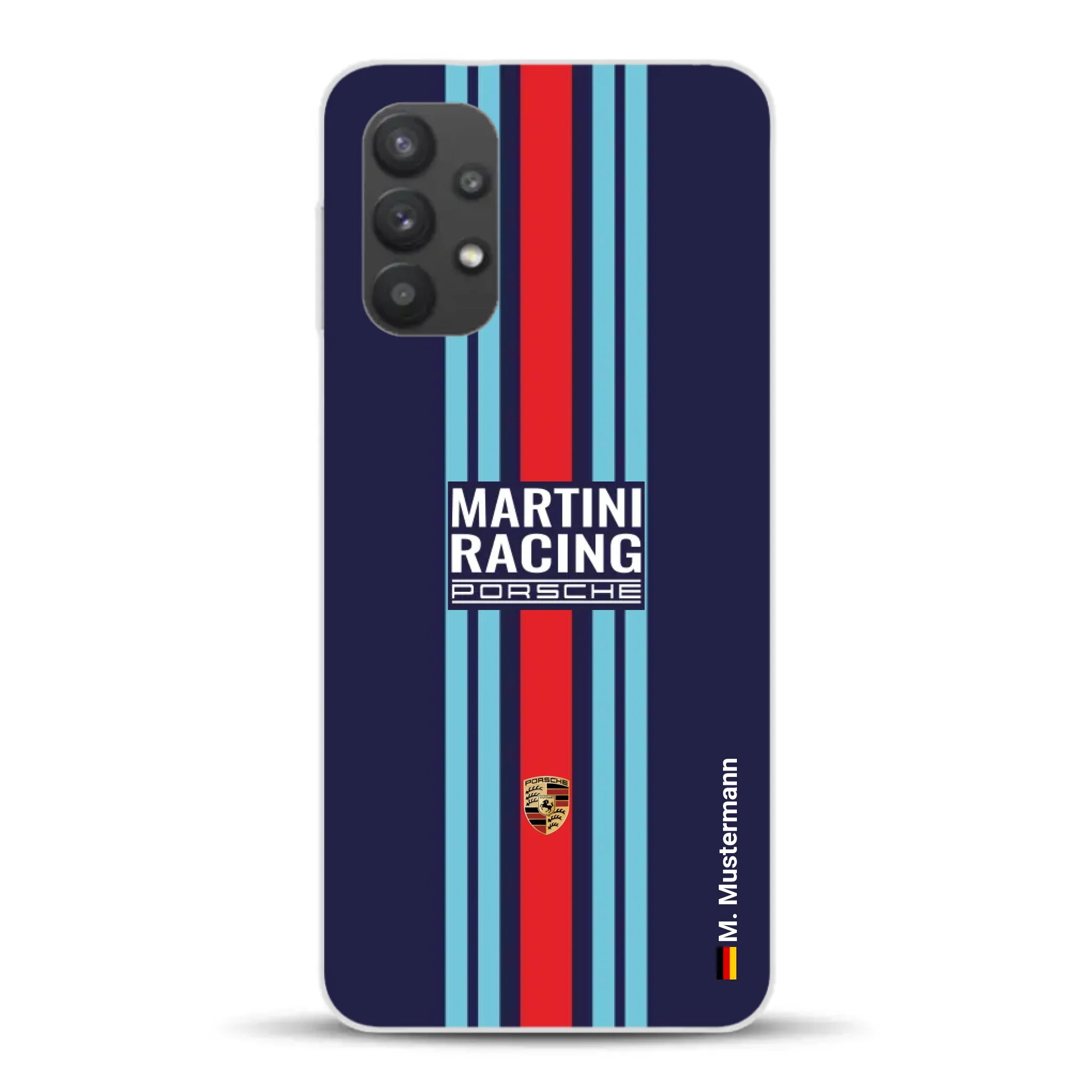 Martini Porsche Livery #2 - Custodia per cellulare personalizzata per Samsung