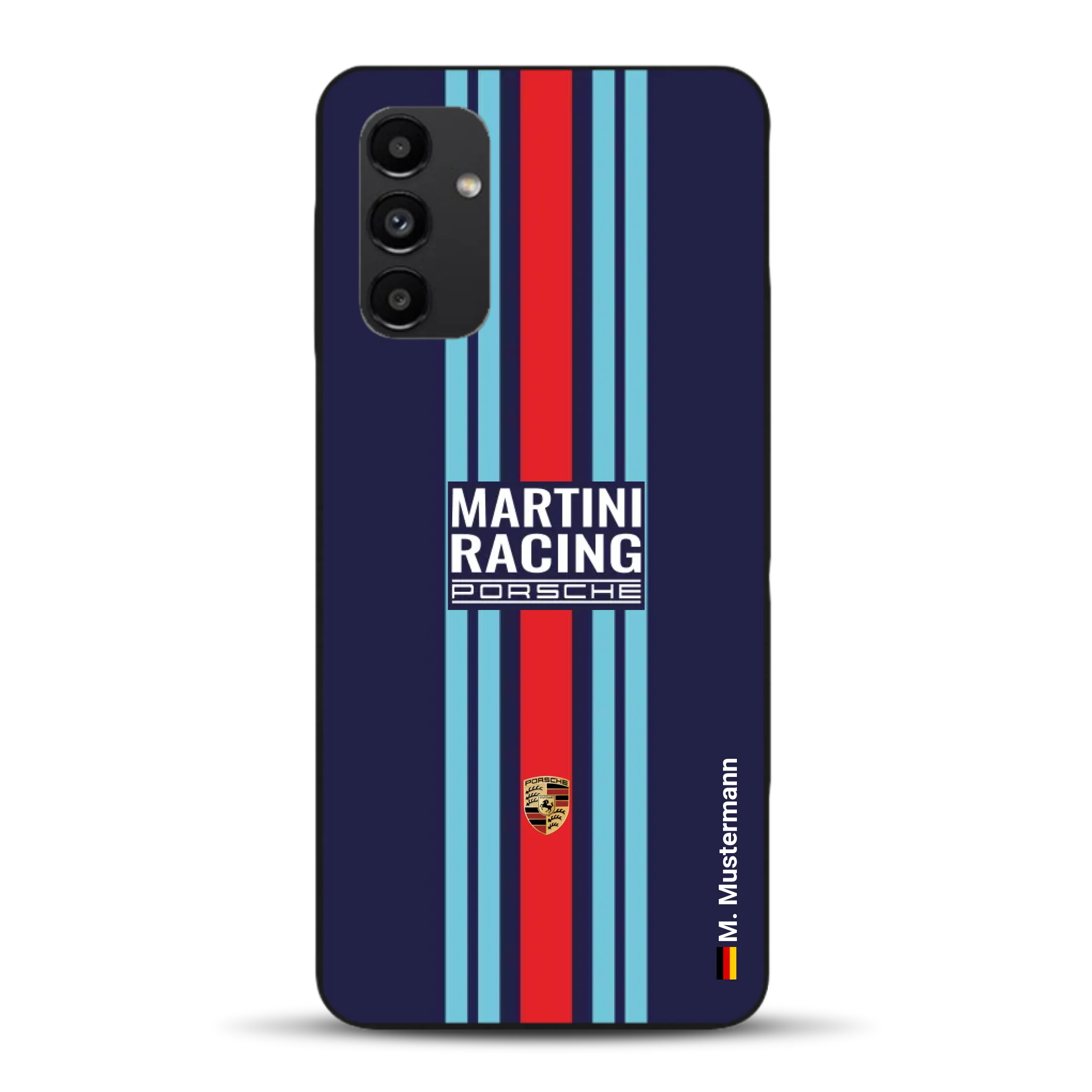 Martini Porsche Livery #2 - Custodia per cellulare personalizzata per Samsung