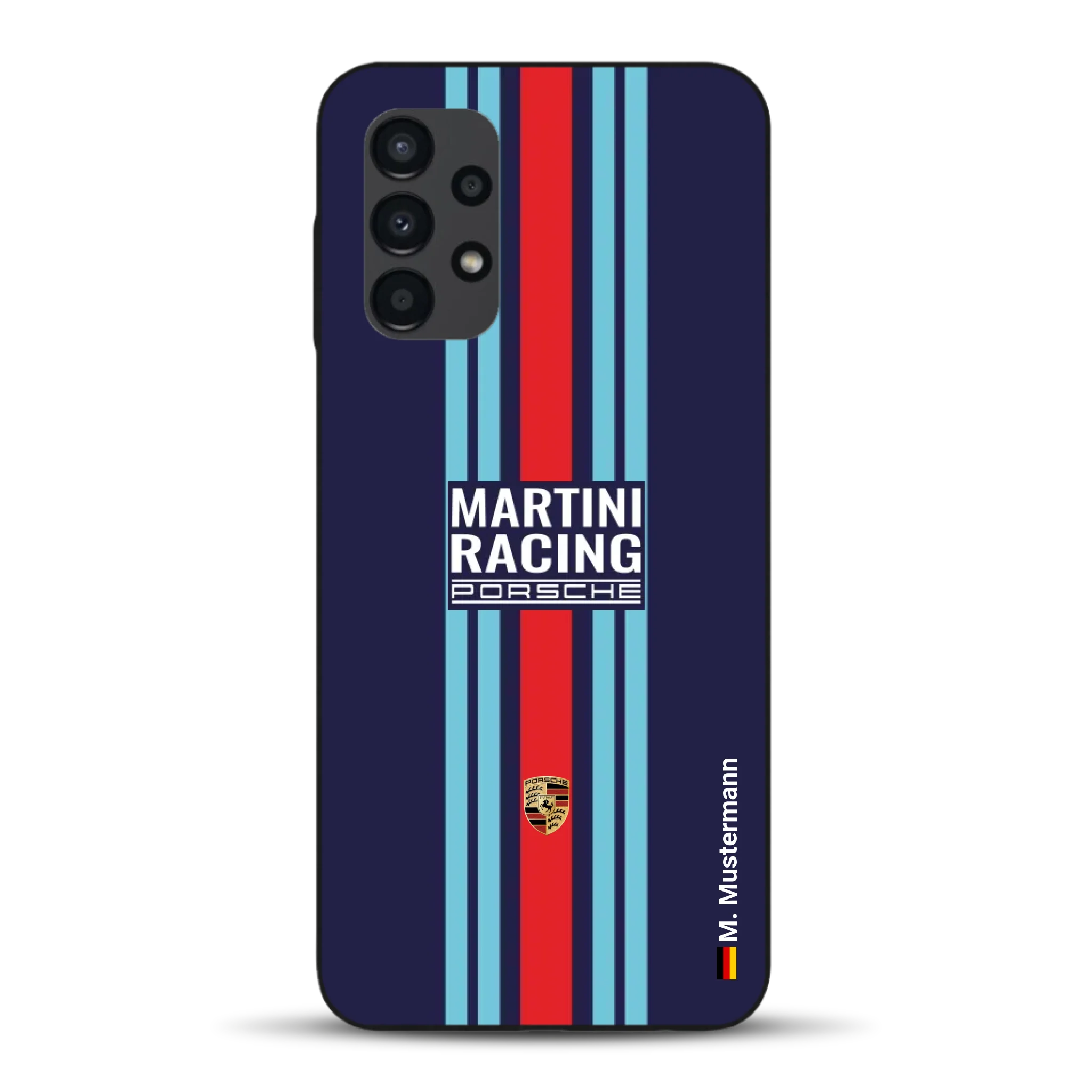 Martini Porsche Livery #2 - Individuelle Handyhülle für Samsung
