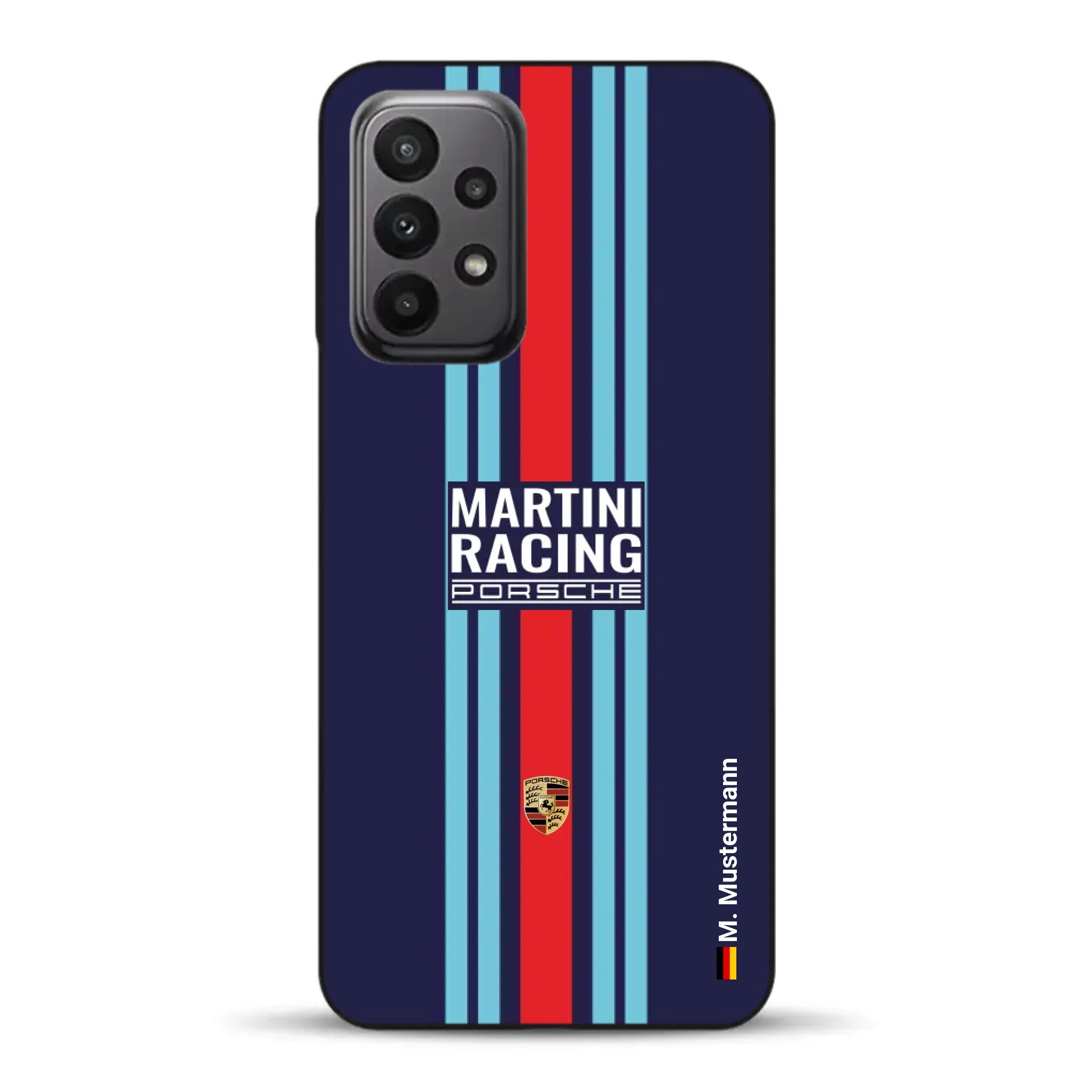 Martini Porsche Livery #2 - Custodia per cellulare personalizzata per Samsung