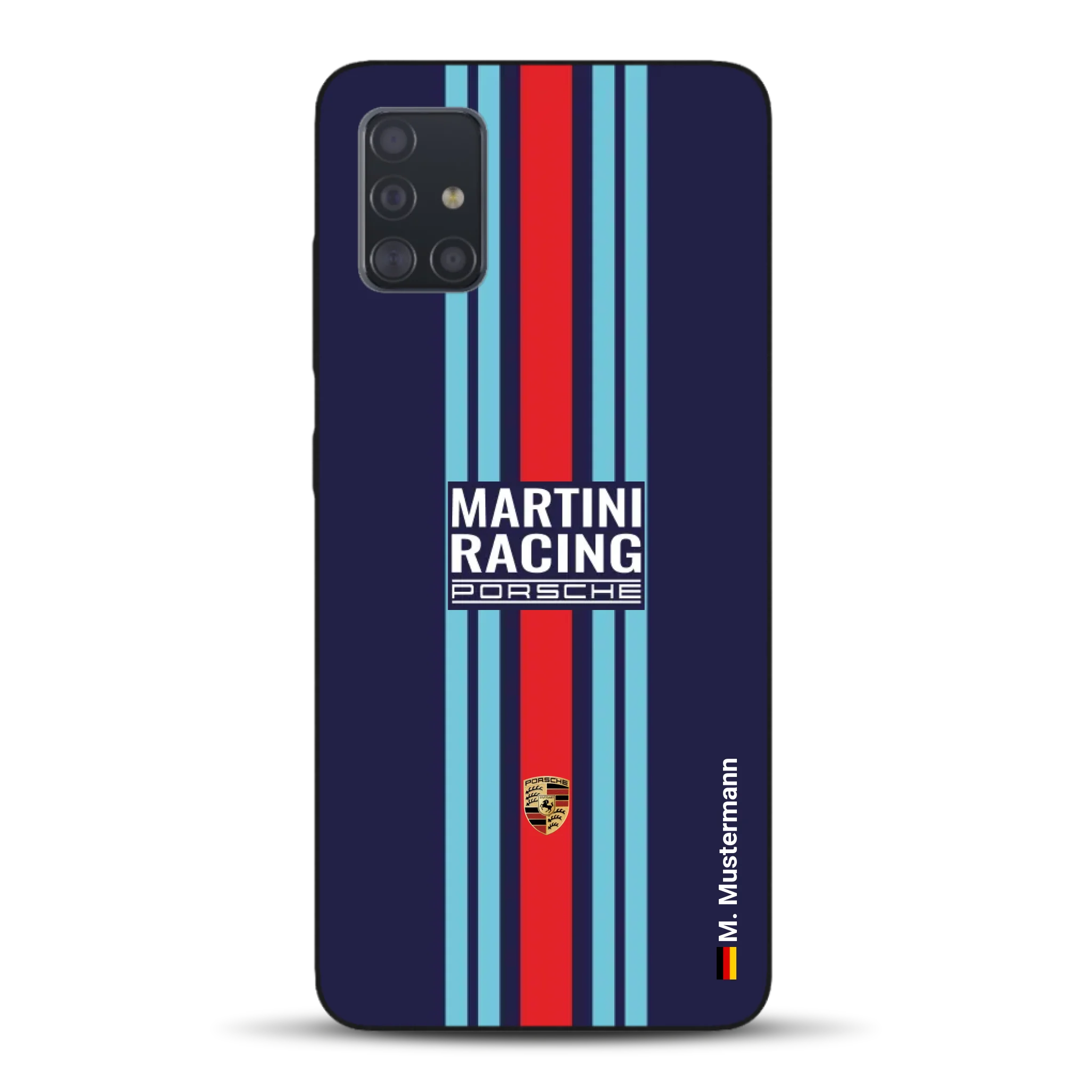 Martini Porsche Livery #2 - Custodia per cellulare personalizzata per Samsung