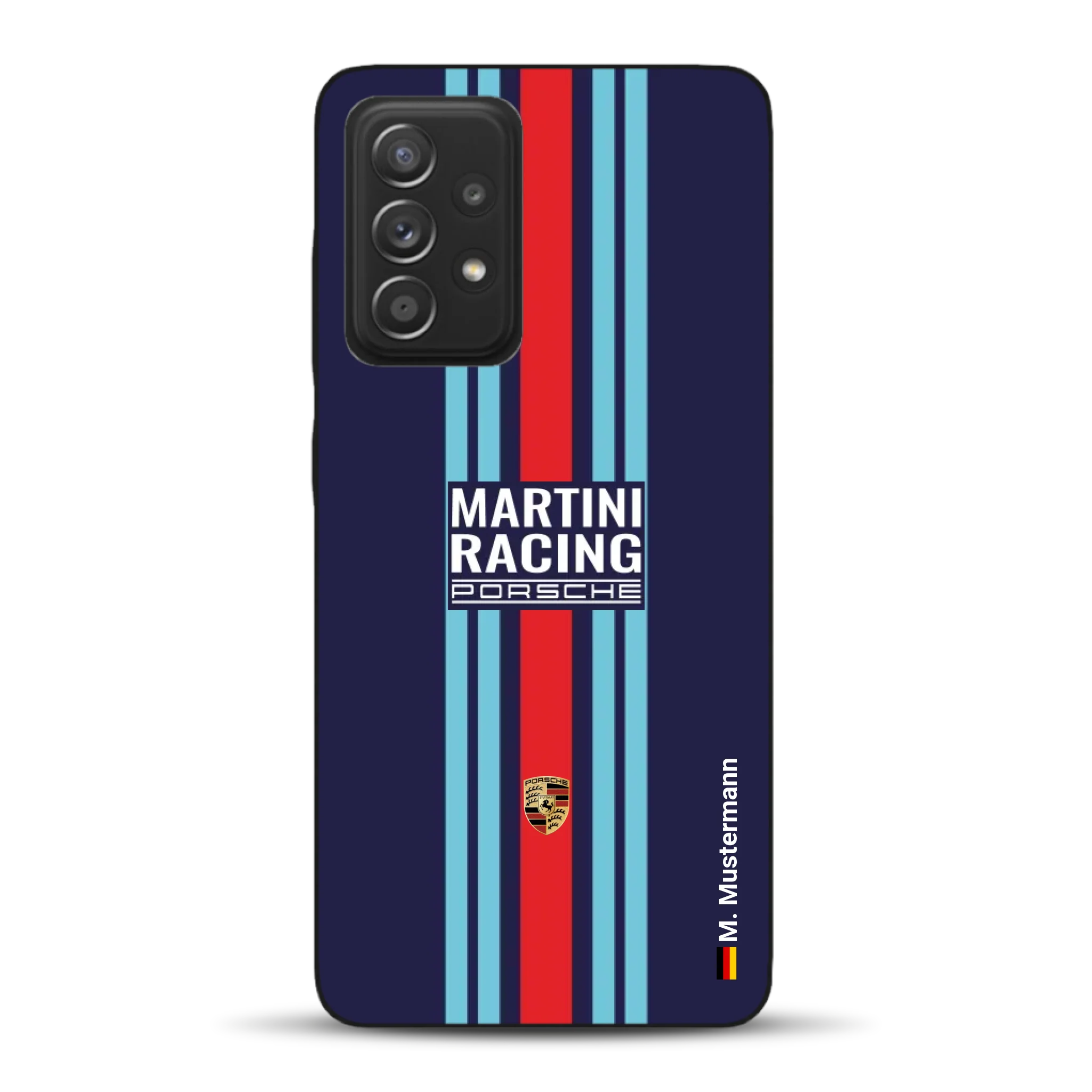 Martini Porsche Livery #2 - Custodia per cellulare personalizzata per Samsung